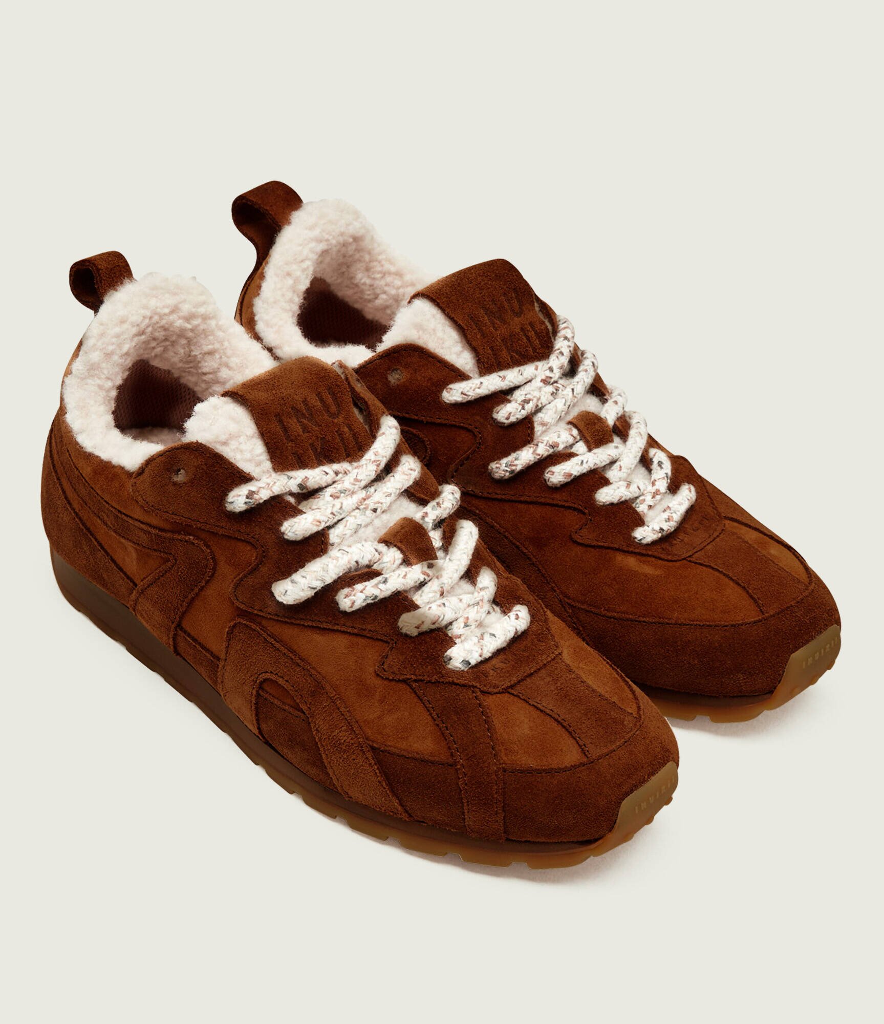 Inuikii Căptușite sneakers Maribella | shearling | piele întoarsă