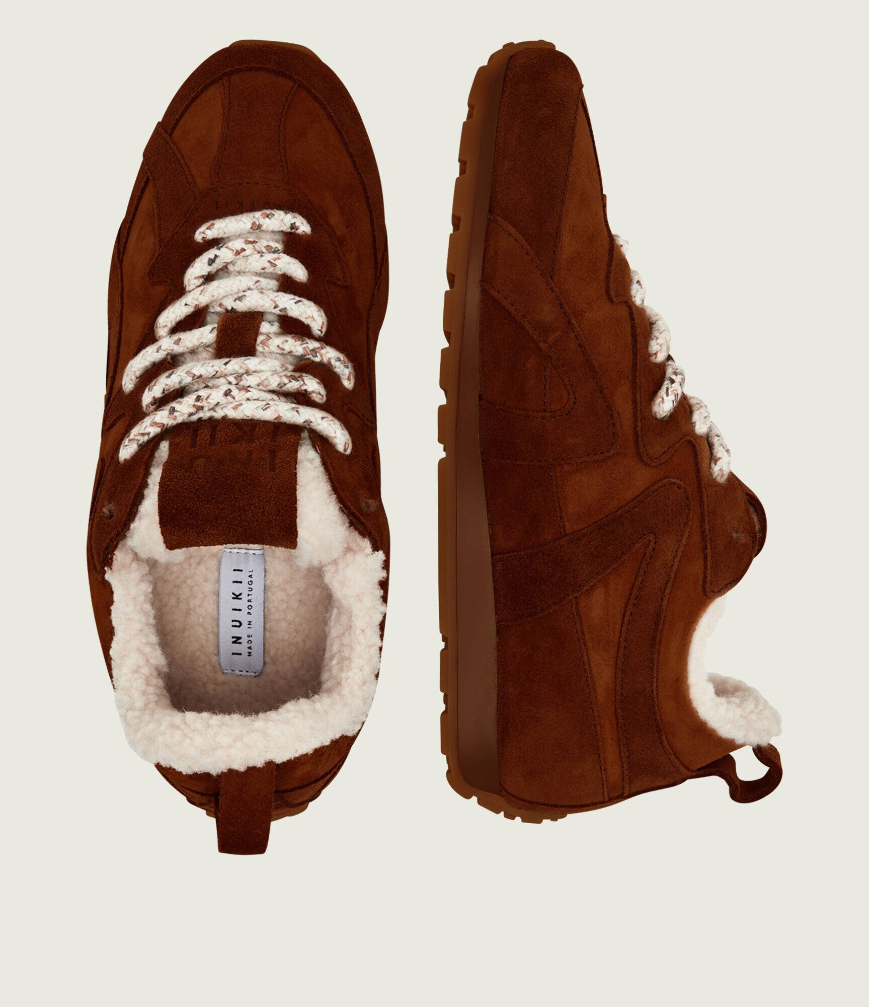 Inuikii Căptușite sneakers Maribella | shearling | piele întoarsă