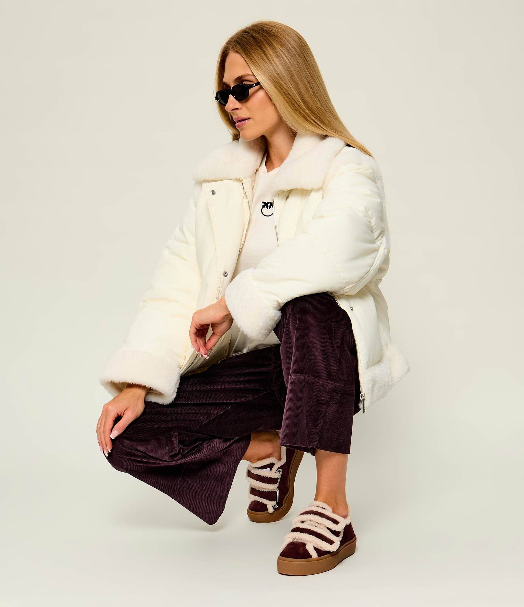 Inuikii Căptușite sneakers | piele întoarsă | shearling