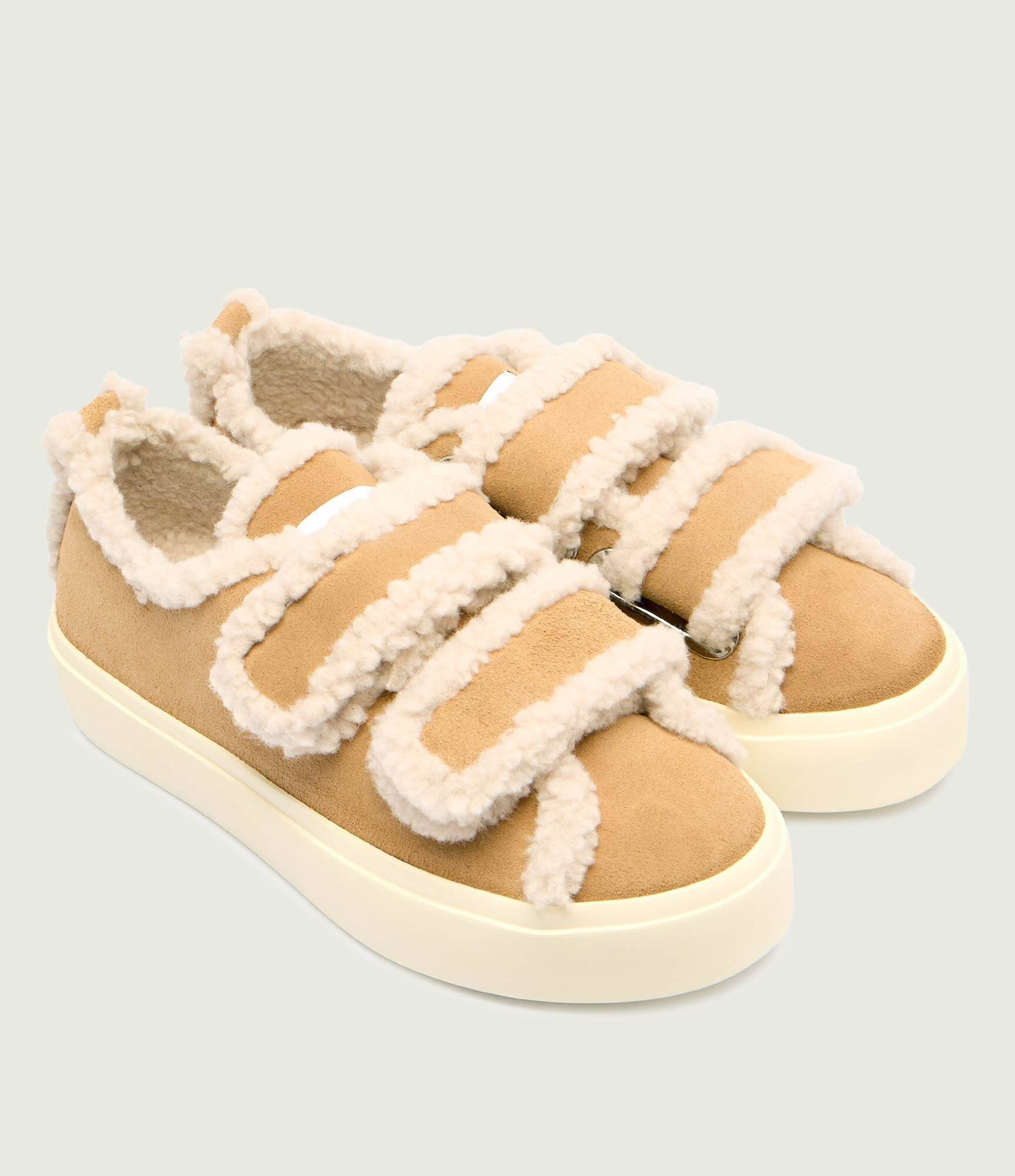 Inuikii Căptușite sneakers | piele întoarsă | shearling