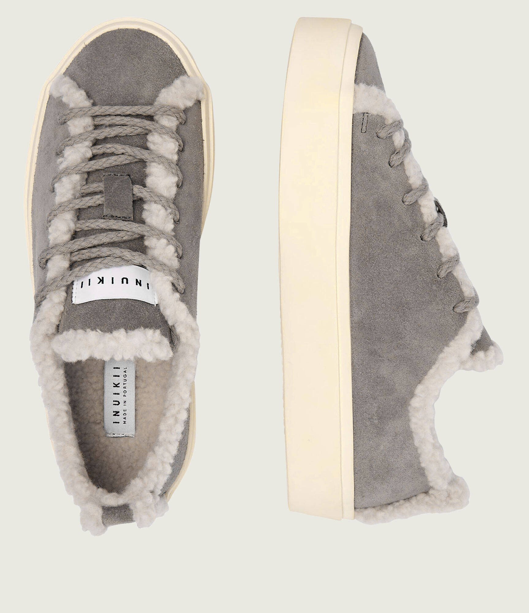 Inuikii Căptușite sneakers | piele întoarsă | shearling