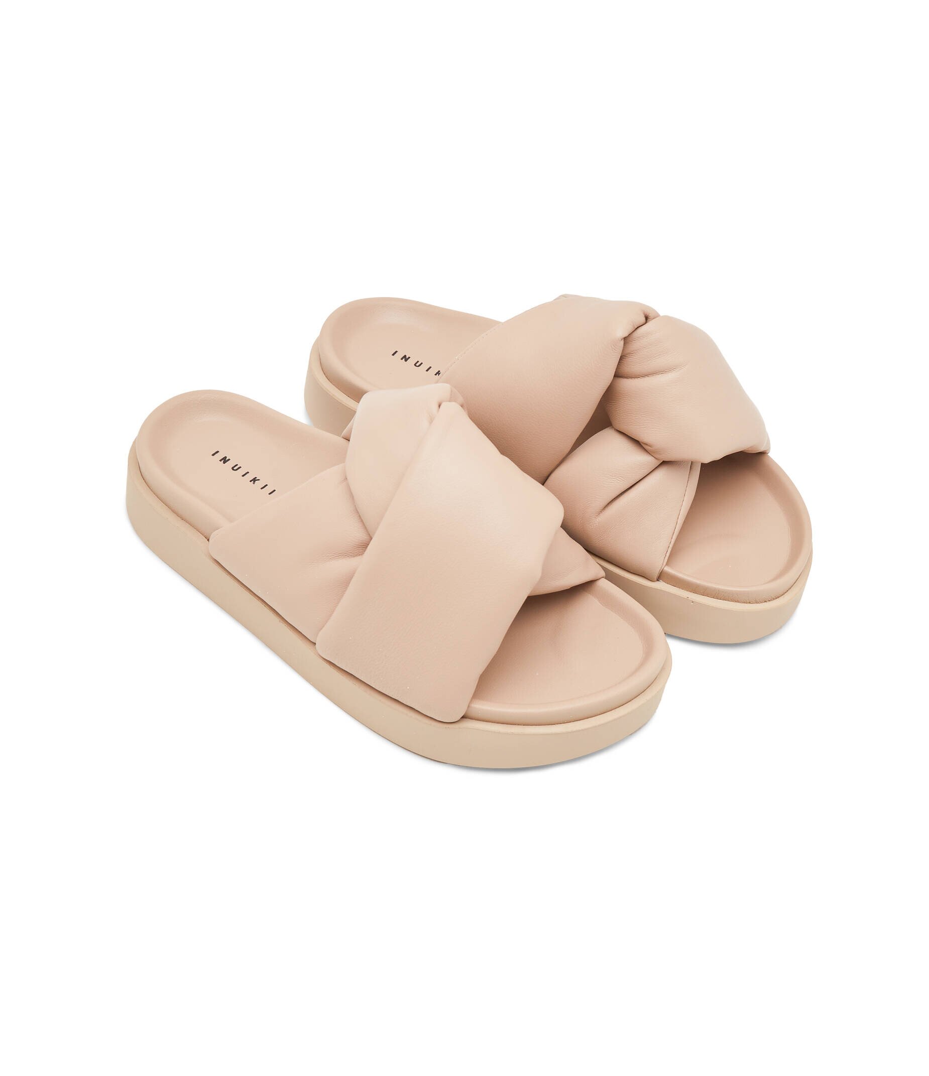 Inuikii De piele șlapi Soft Crossed
