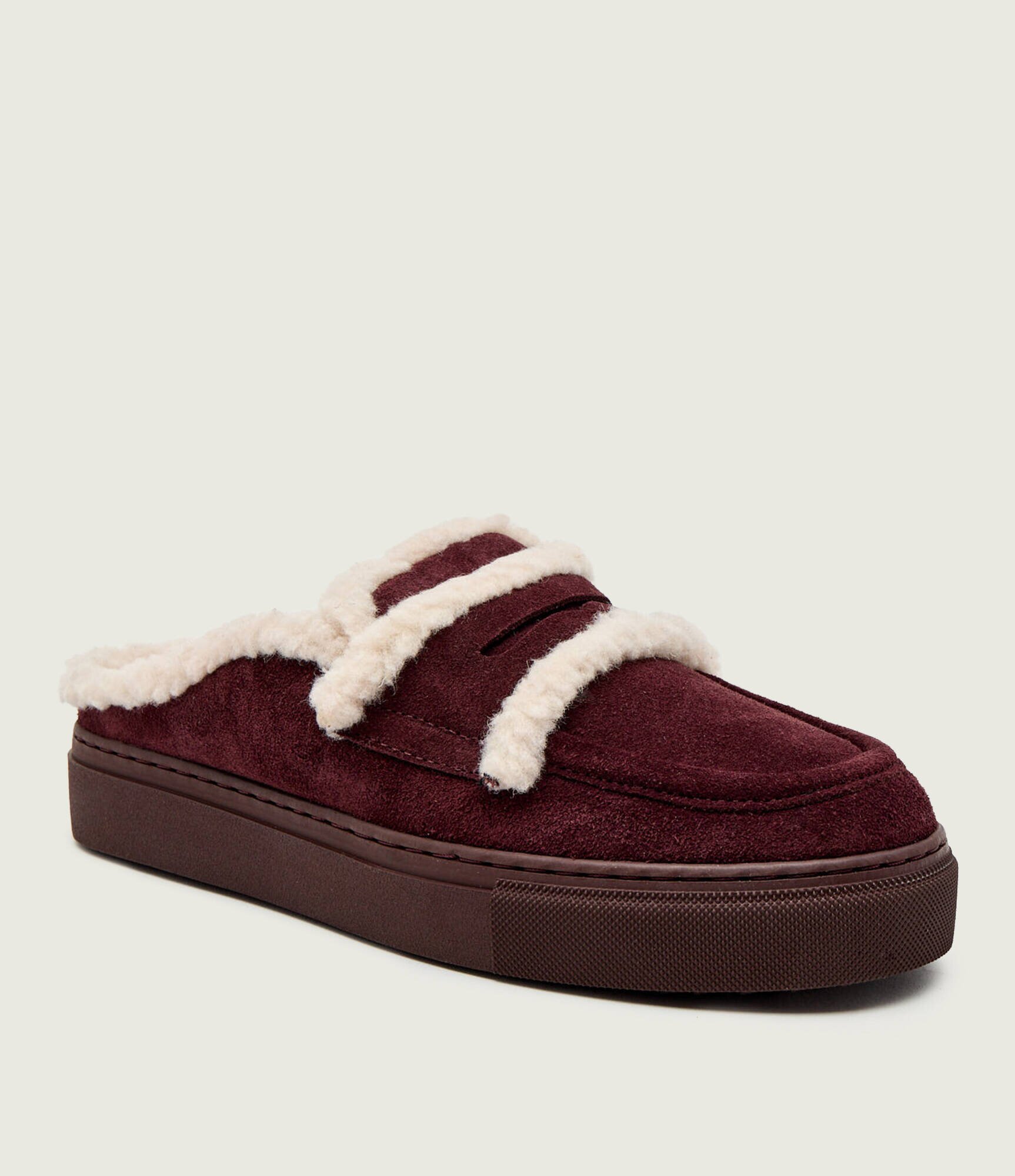 Inuikii Mules (încălțăminte) | shearling | piele întoarsă