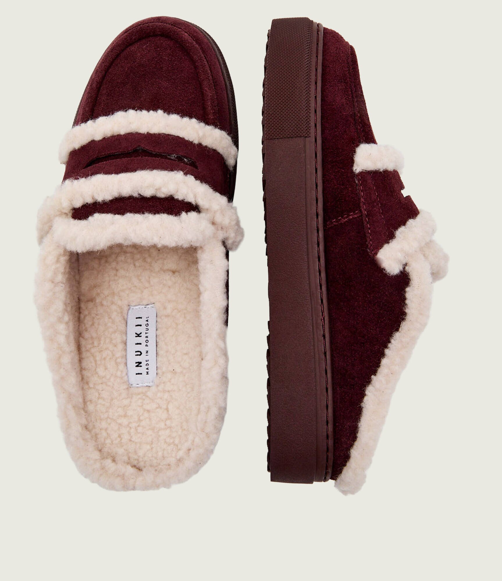 Inuikii Mules (încălțăminte) | shearling | piele întoarsă