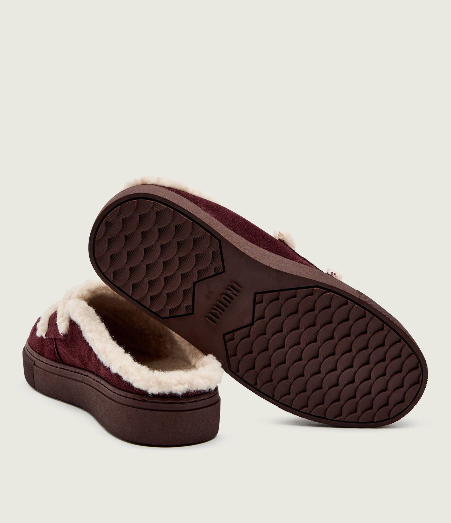 Inuikii Mules (încălțăminte) | shearling | piele întoarsă