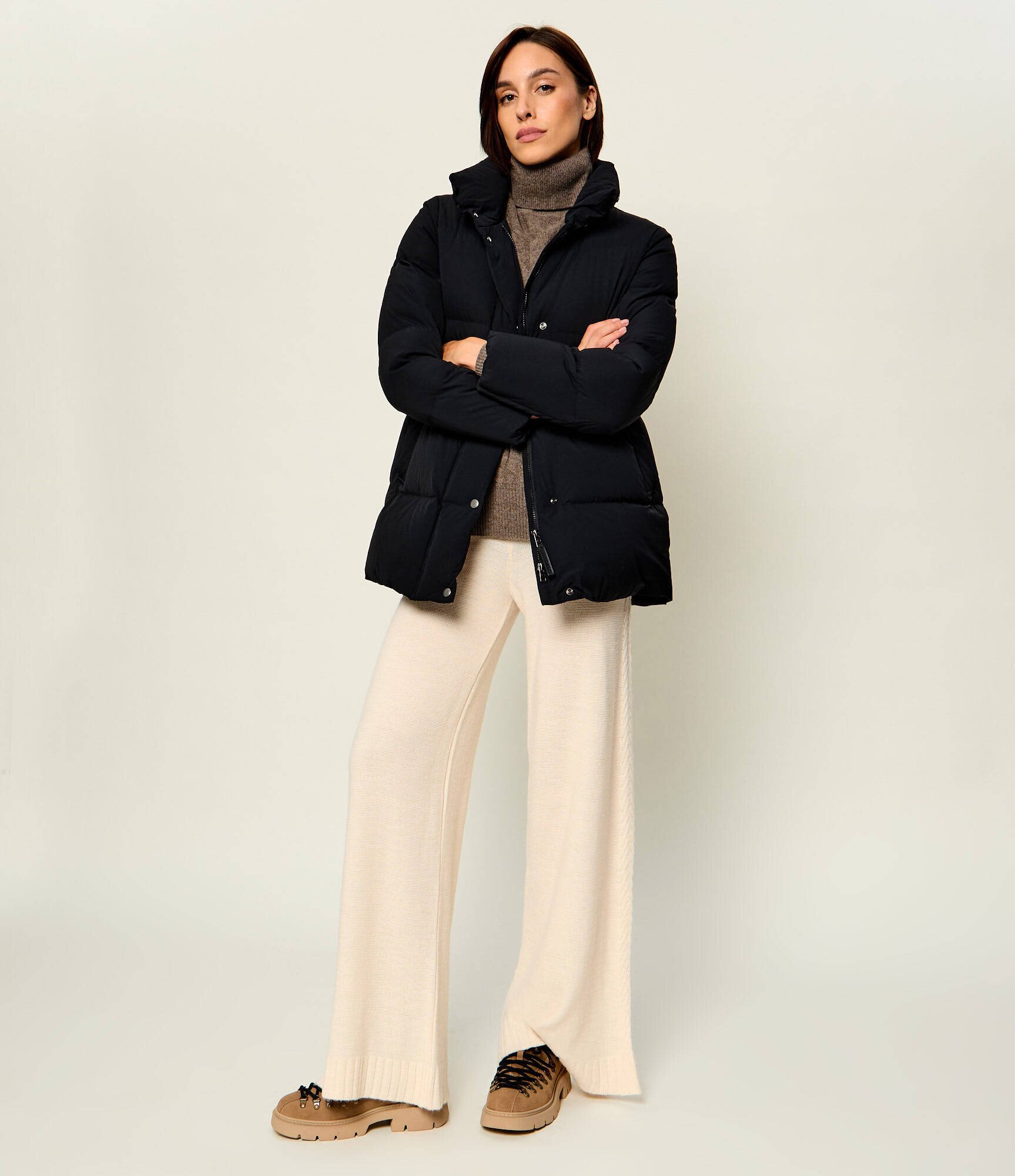 Inuikii Pantofi Echo Low | shearling | piele întoarsă (zamsz) | cu adaos de lână