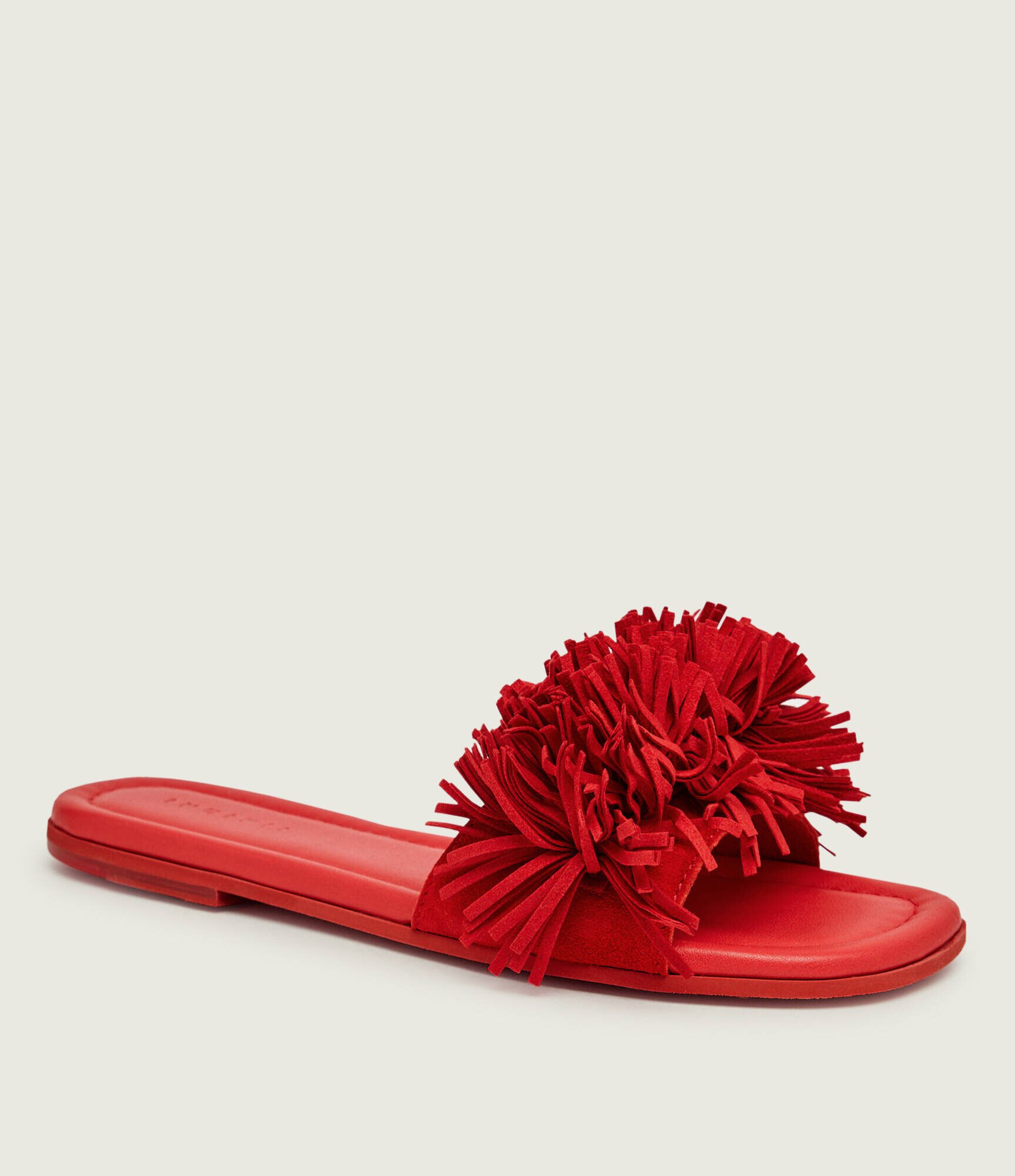 Inuikii Șlapi FRINGES FLOWER | piele întoarsă