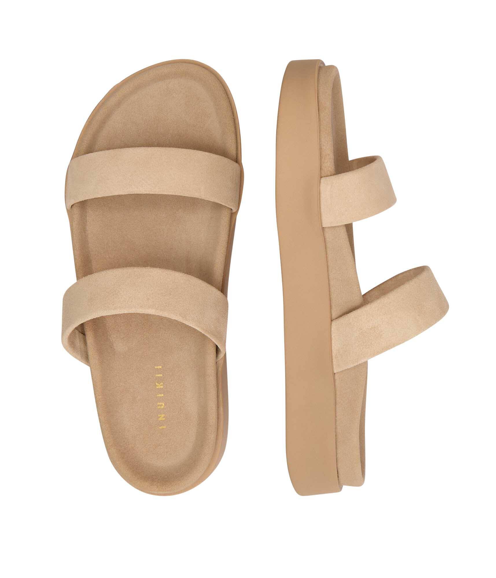 Inuikii Șlapi Strappy | piele întoarsă