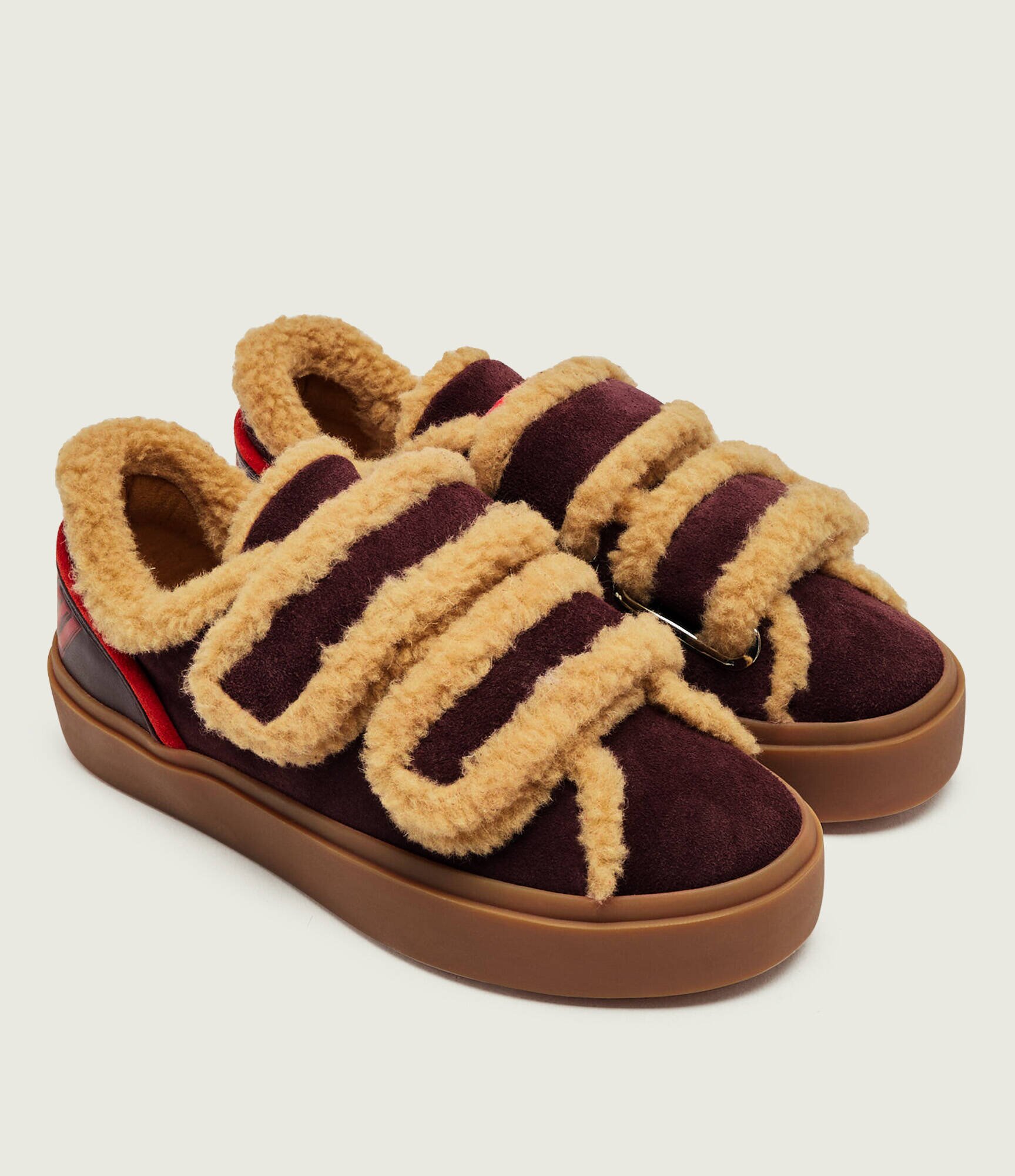 Inuikii Sneakers Lila | shearling | piele întoarsă