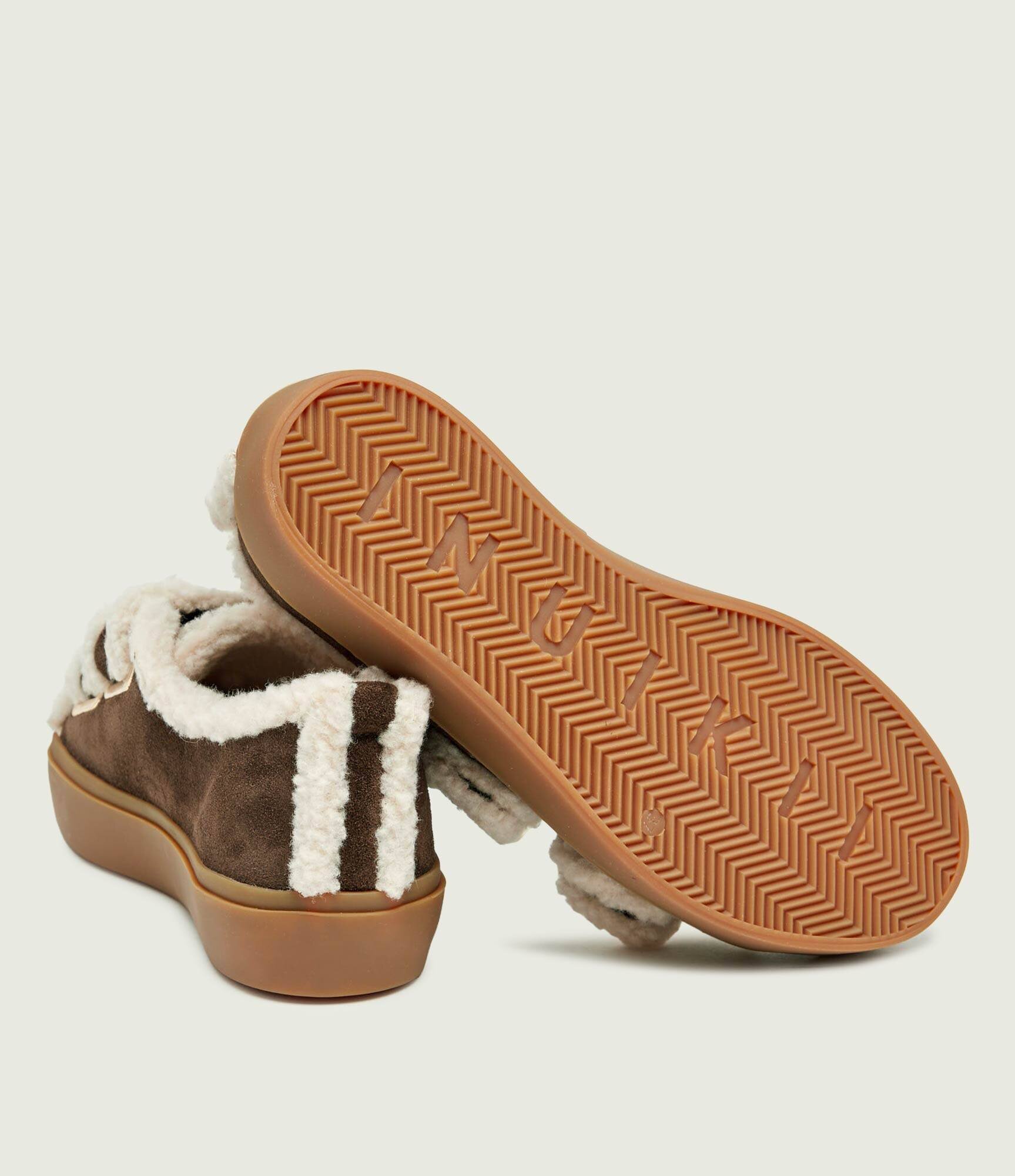 Inuikii Sneakers Low | shearling | piele întoarsă
