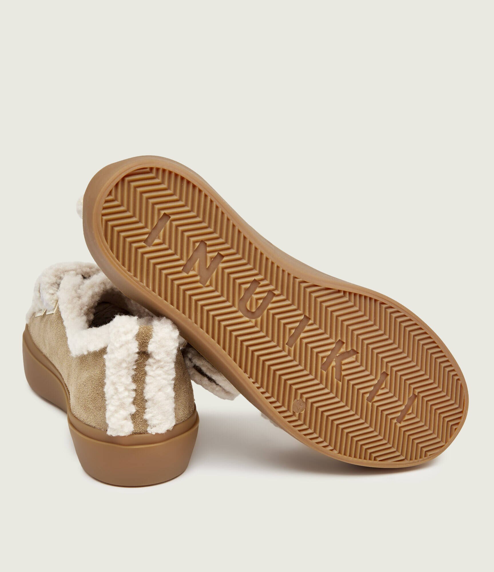 Inuikii Sneakers Low | shearling | piele întoarsă