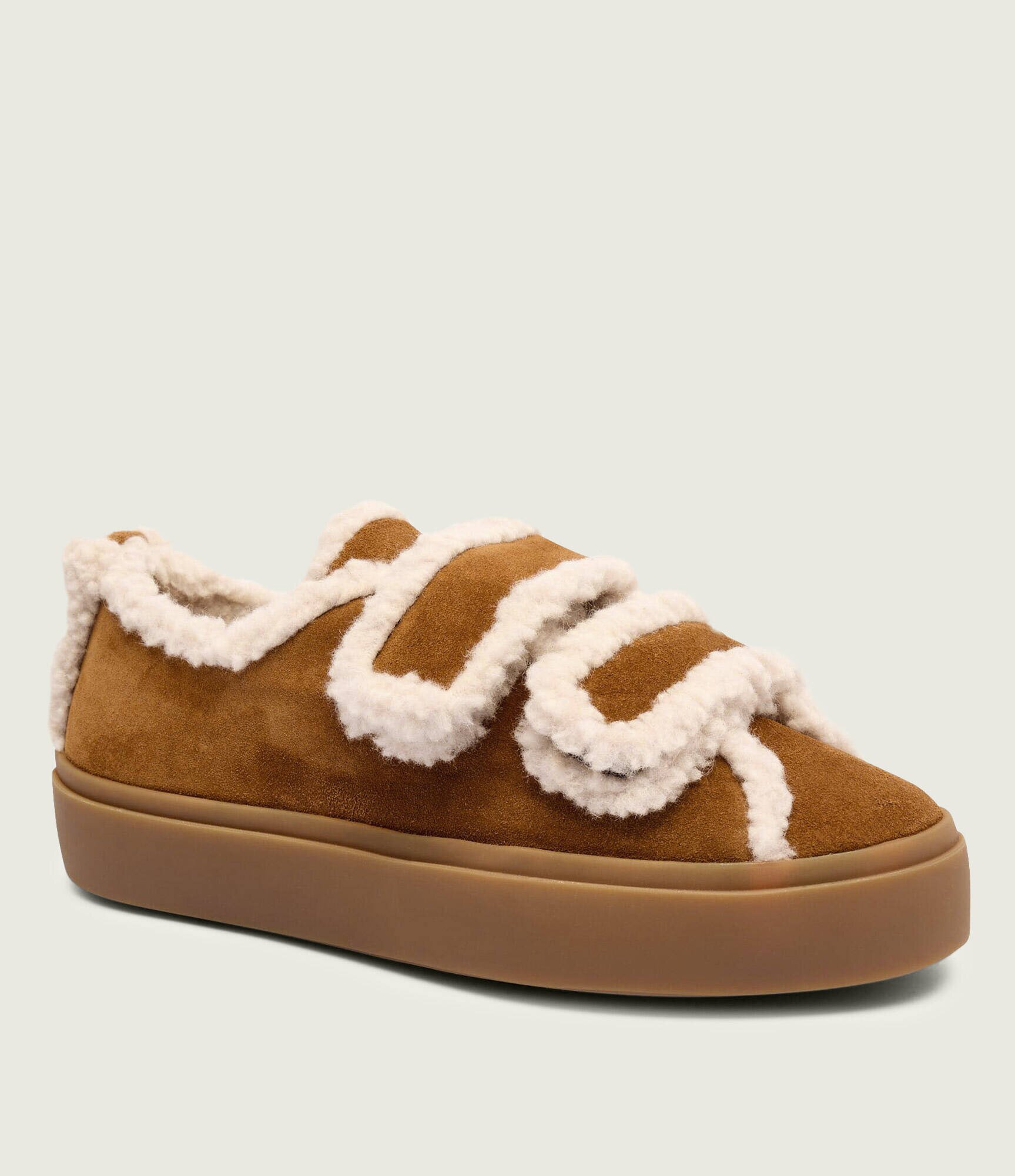 Inuikii Teniși din piele VELCRO | shearling