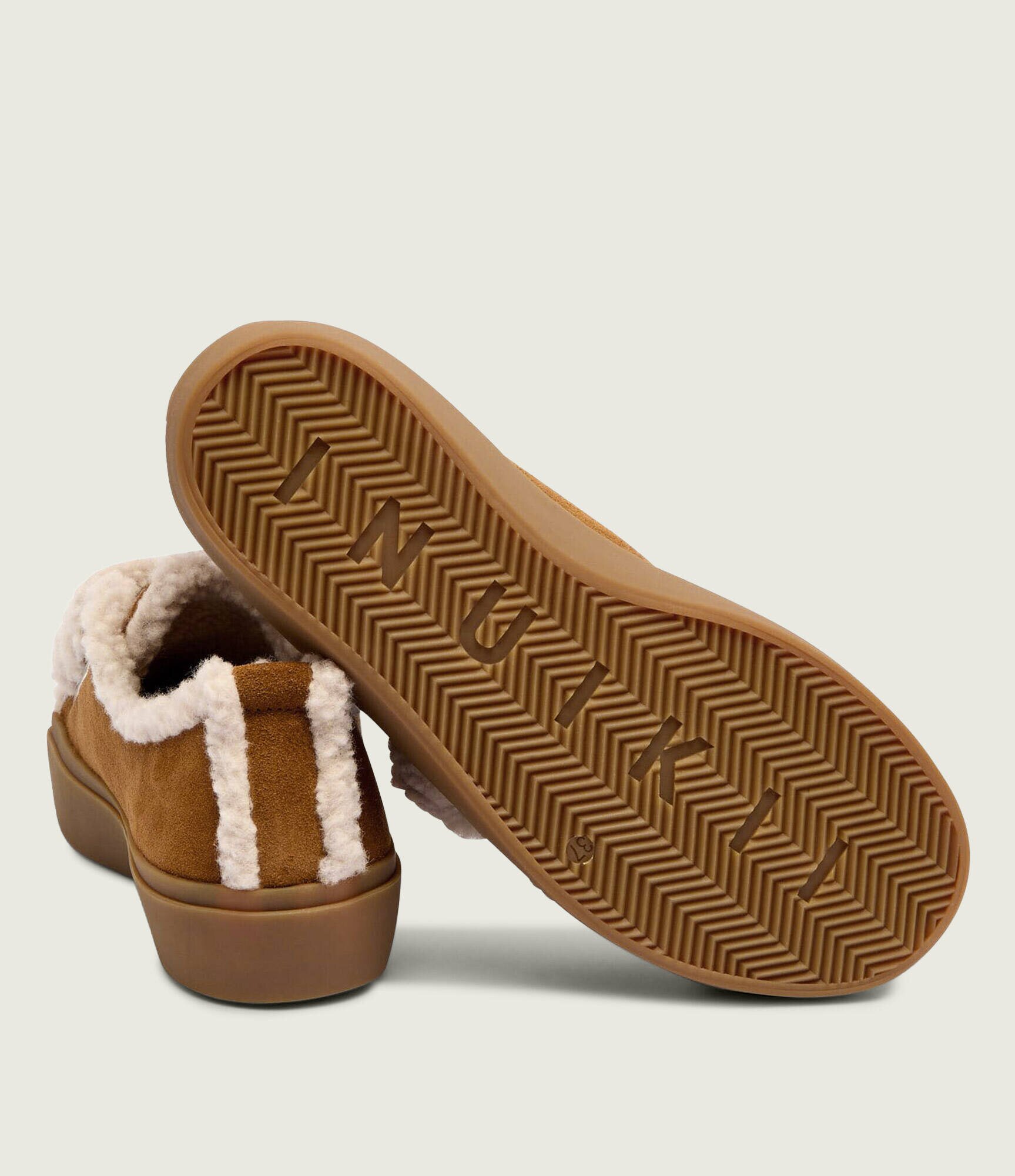 Inuikii Teniși din piele VELCRO | shearling