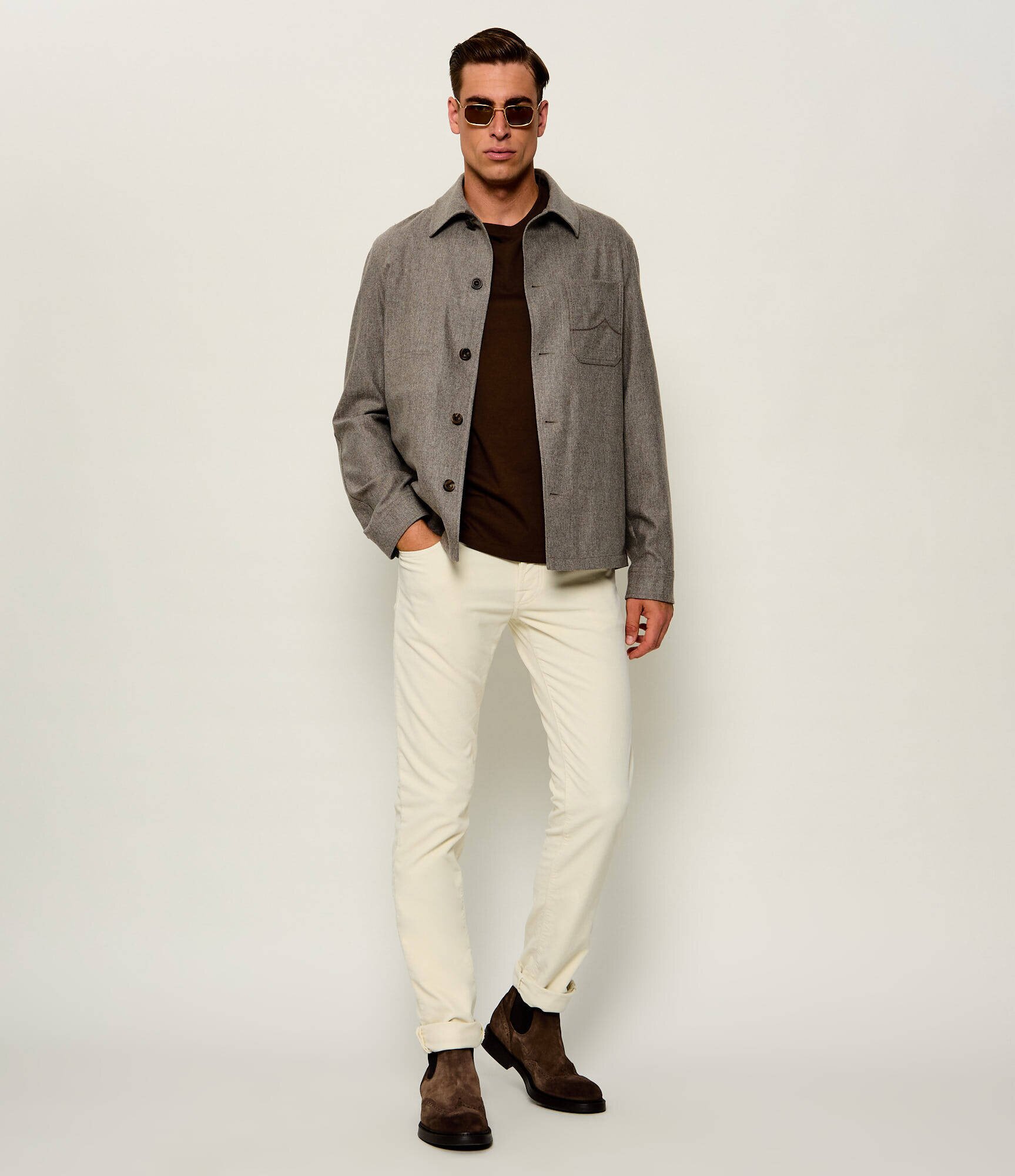Jacob Cohen Pantaloni Bard | Slim Fit | catifea reiată