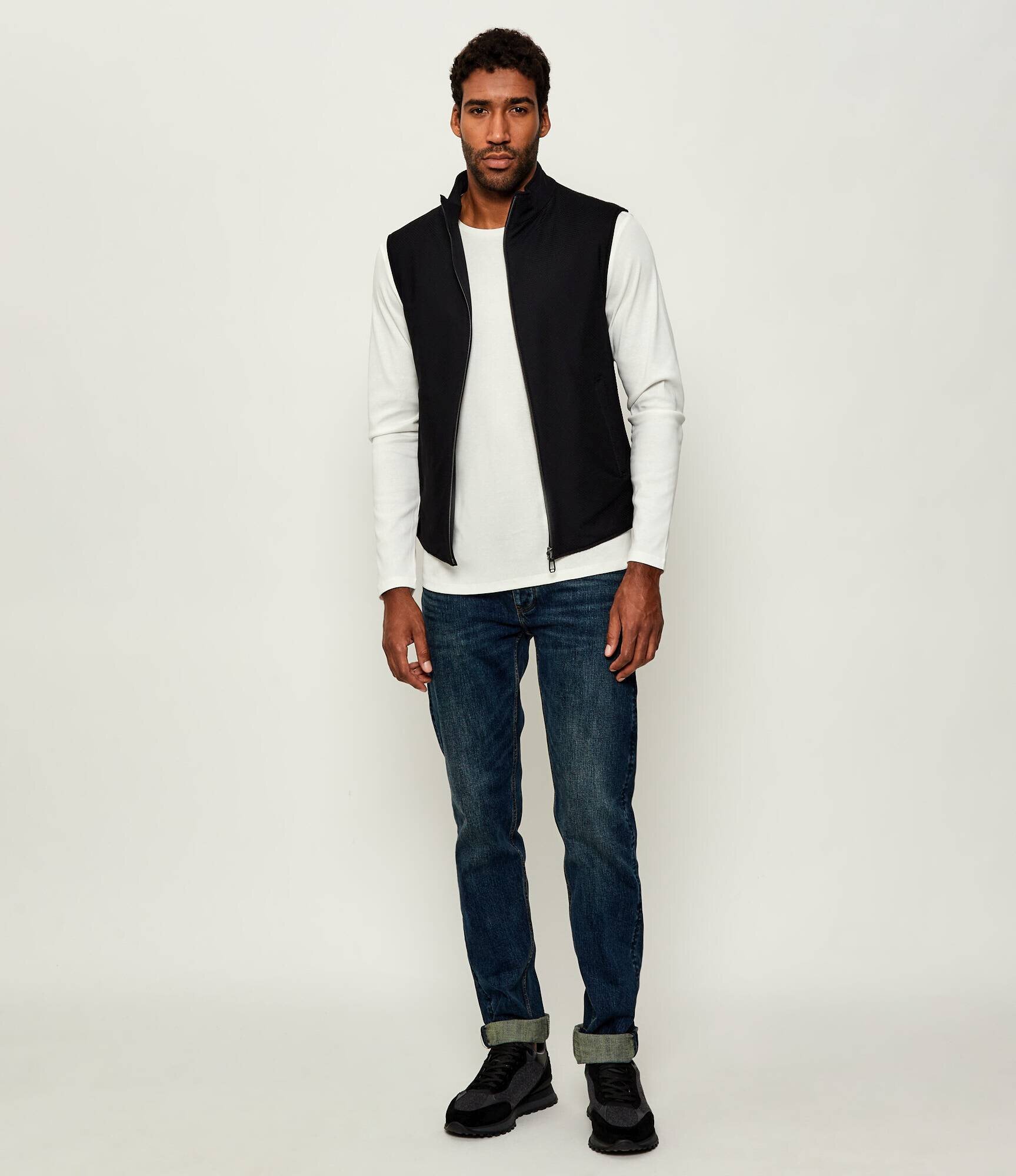 Joop! Cu două fețe vestă Wake-J2 | Slim Fit cu adaos de lână