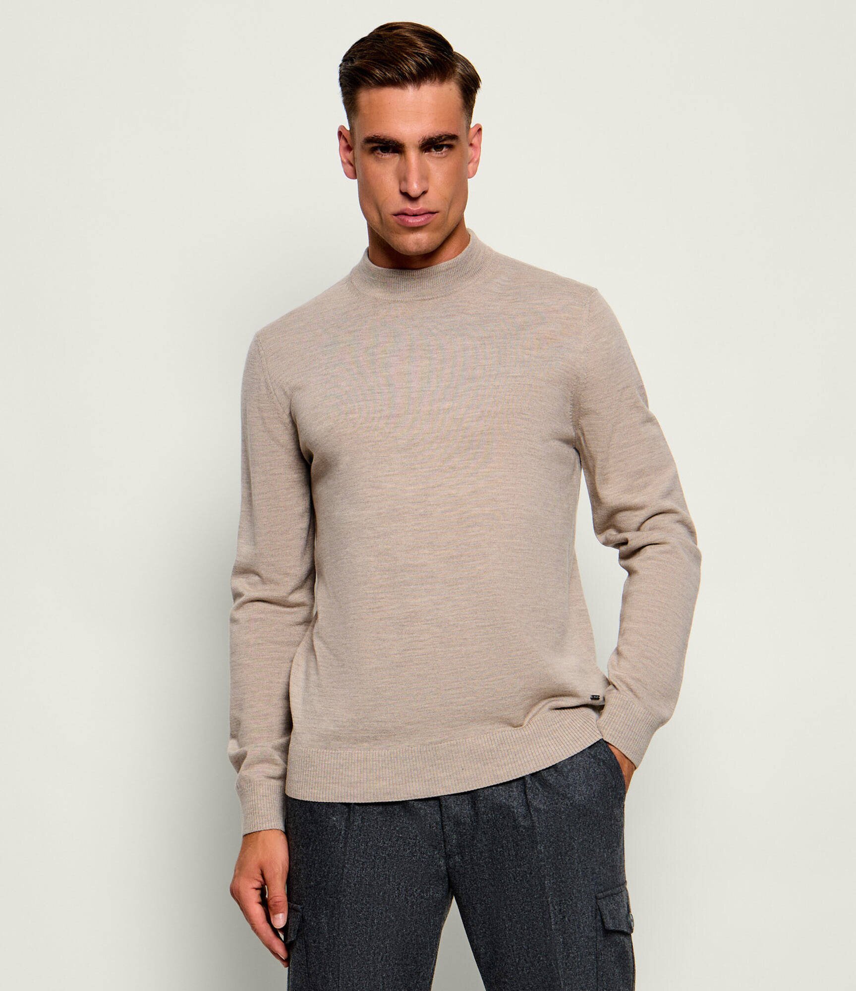 Joop! De lână guler înalt Davide | Modern fit