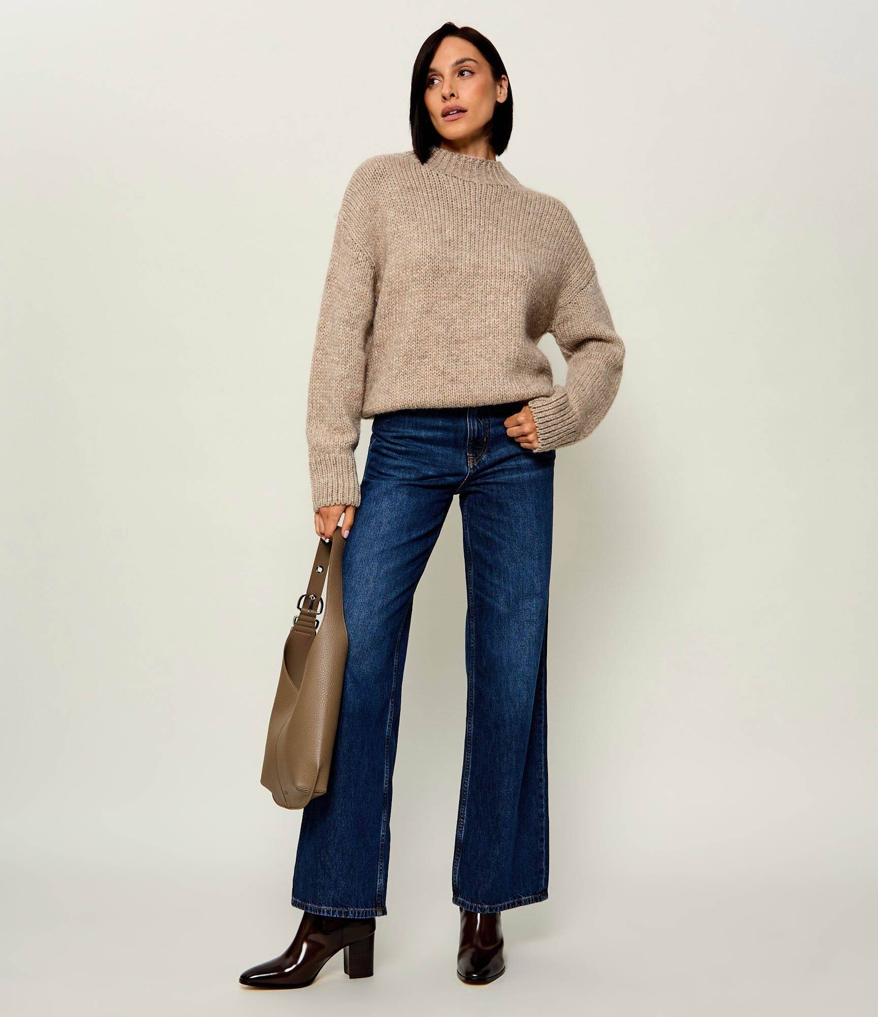 Joop! De lână guler înalt Kouli | Relaxed fit