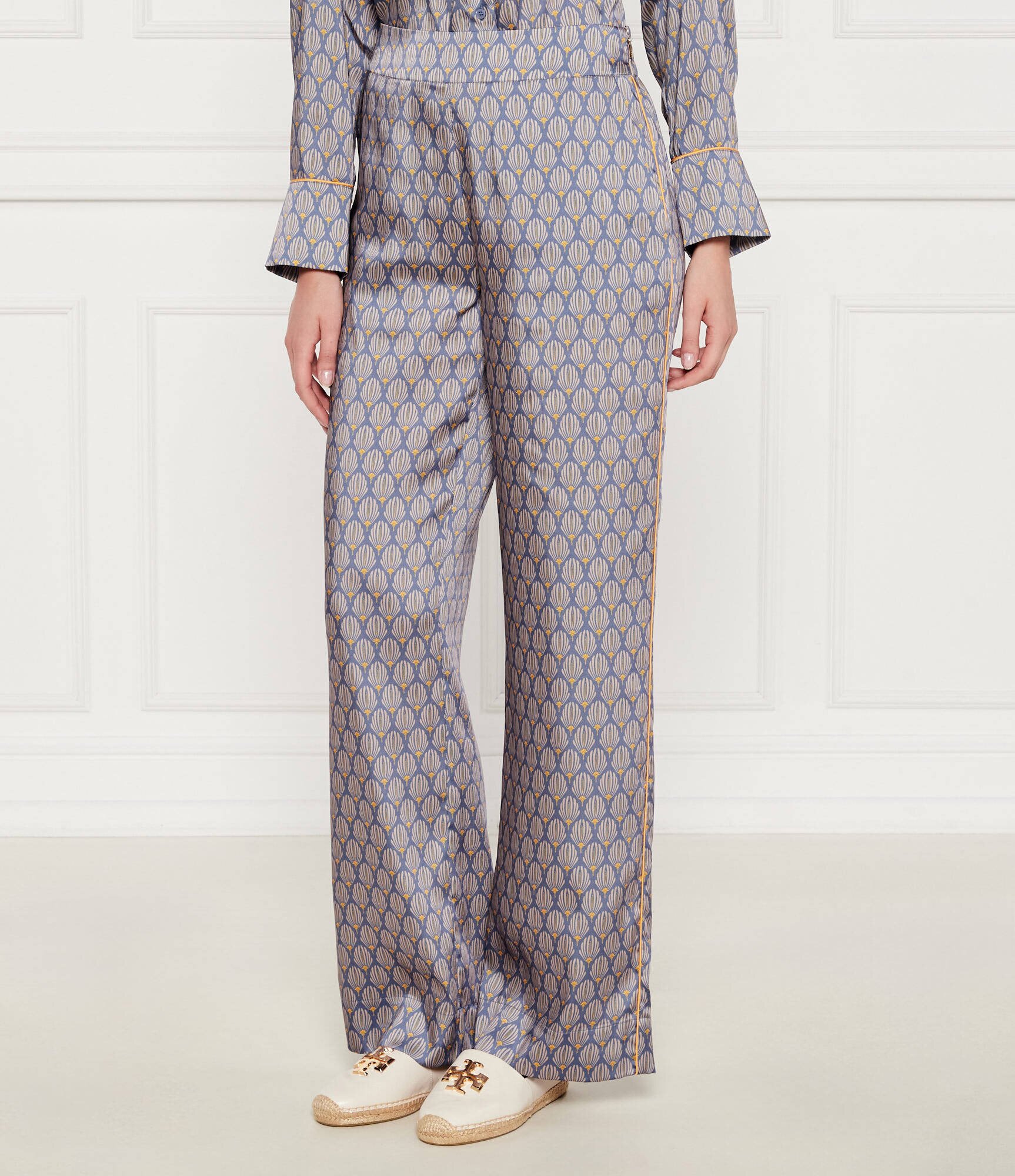 Joop! De satin pantaloni Panja | Loose fit