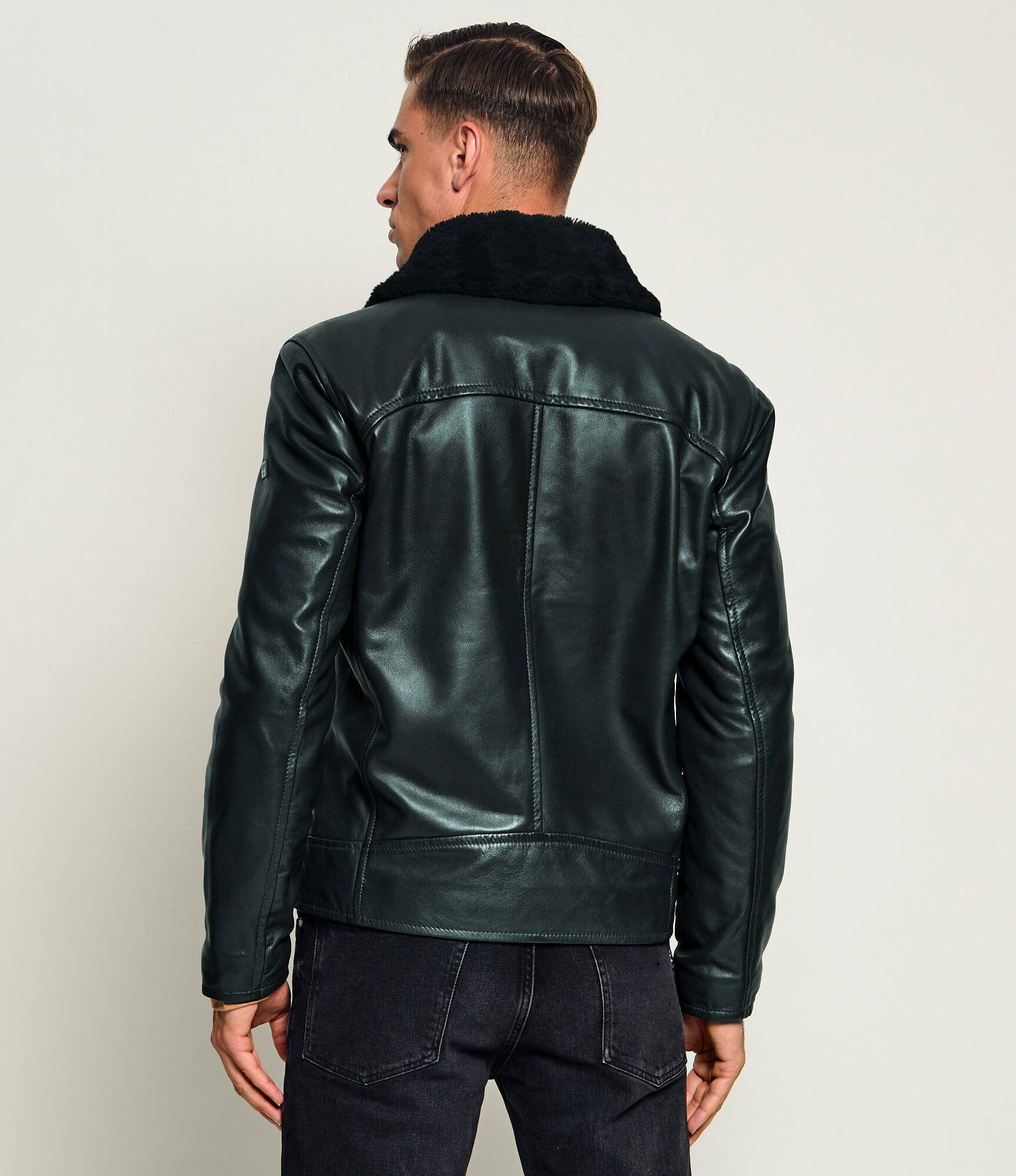 Joop! Geacă de piele Cleary-Wf | regular fit