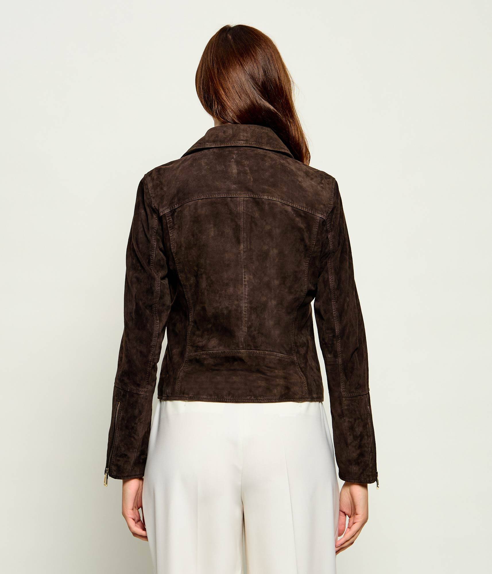 Joop! Geacă de piele Luisa | regular fit | piele întoarsă