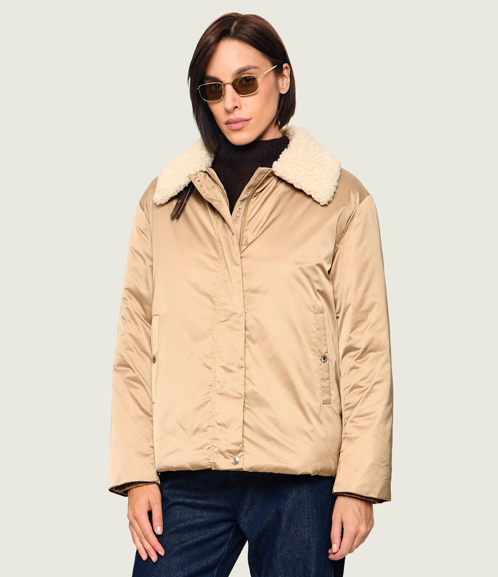 Joop! Geacă Orietta | Loose fit | shearling