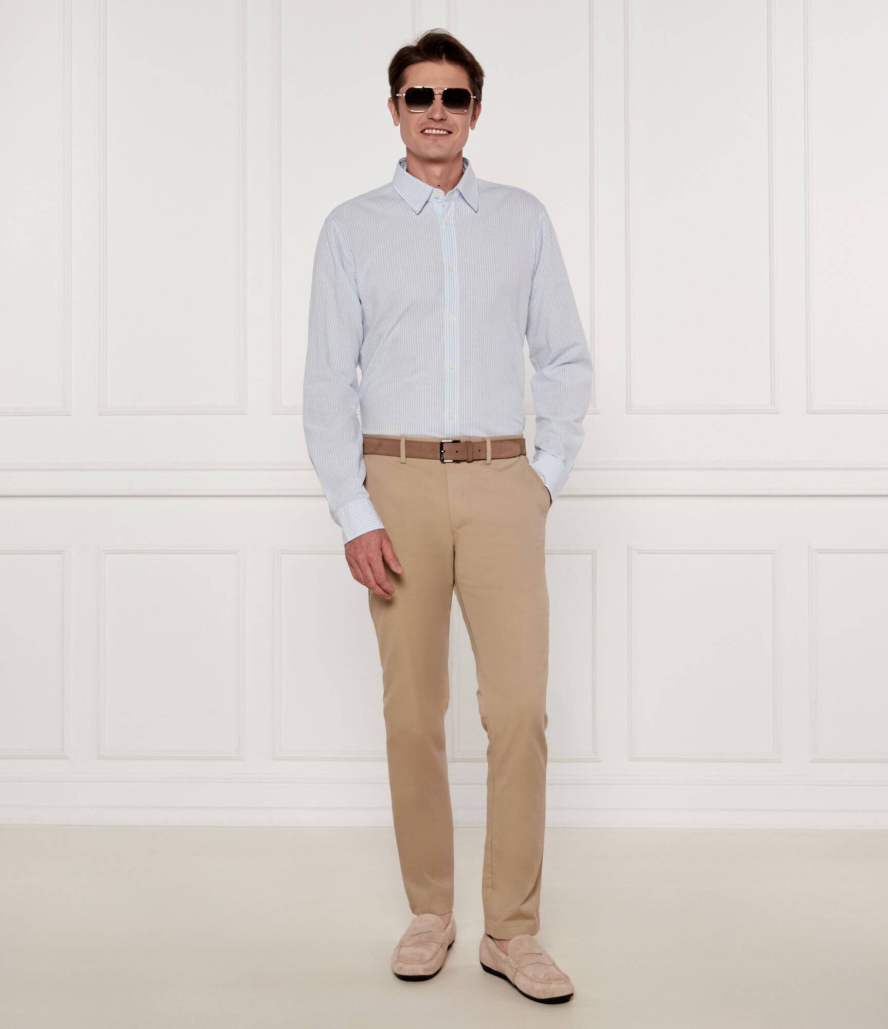 Joop! Jeans Cămașă Elias | Regular Fit | cu adaos de in