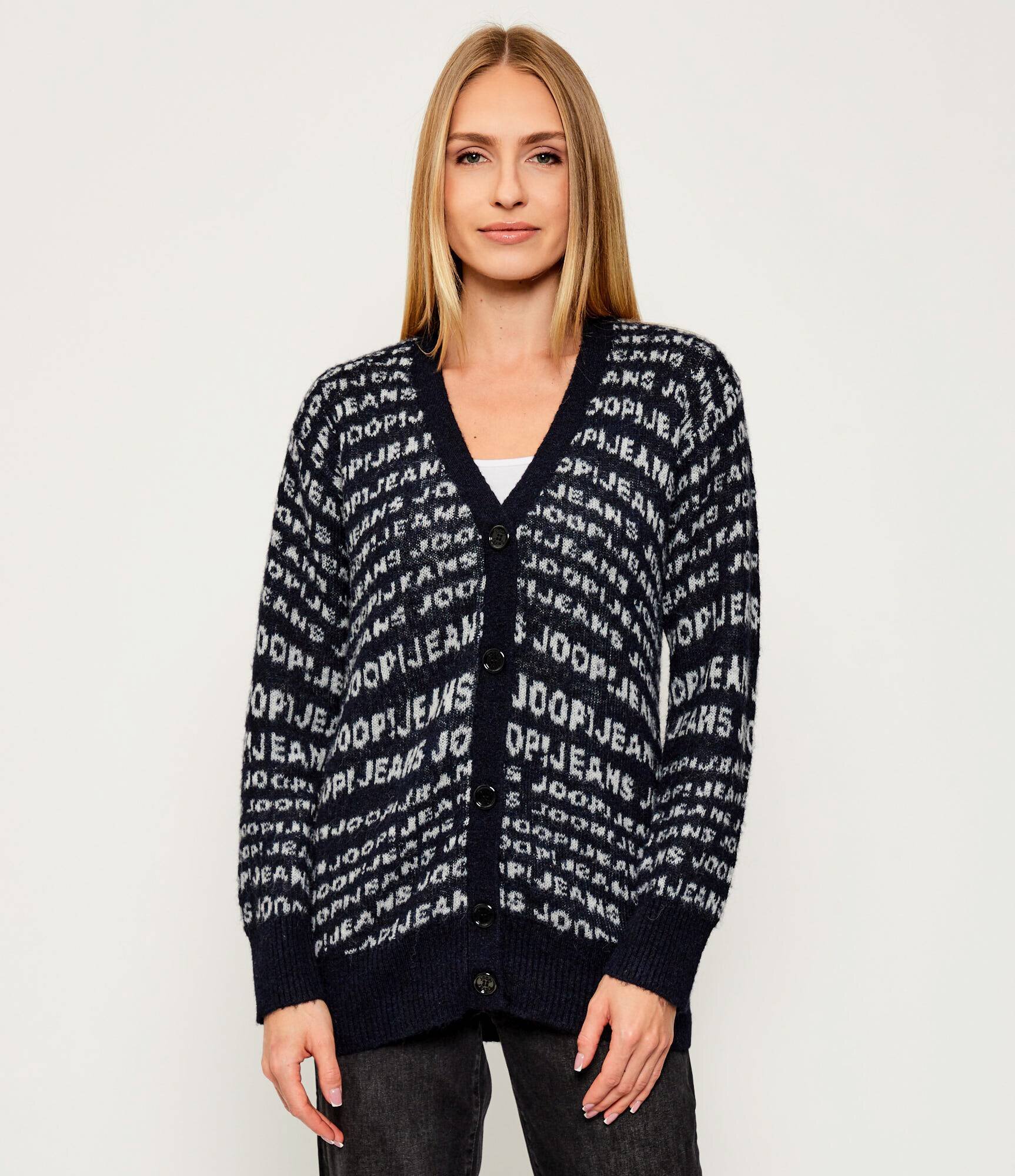 Joop! Jeans Cardigan Kamala | Loose fit cu adaos de lână