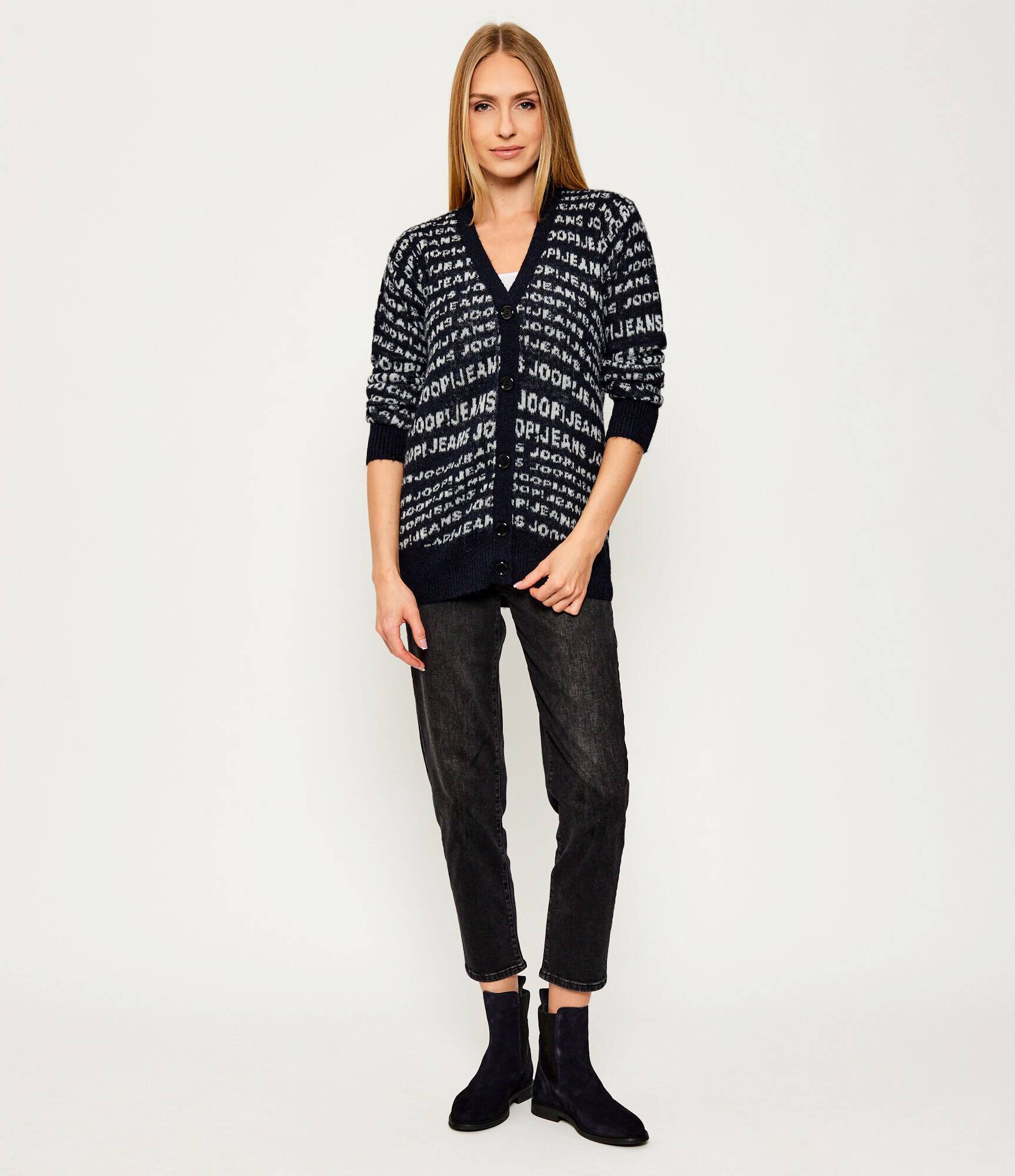 Joop! Jeans Cardigan Kamala | Loose fit cu adaos de lână