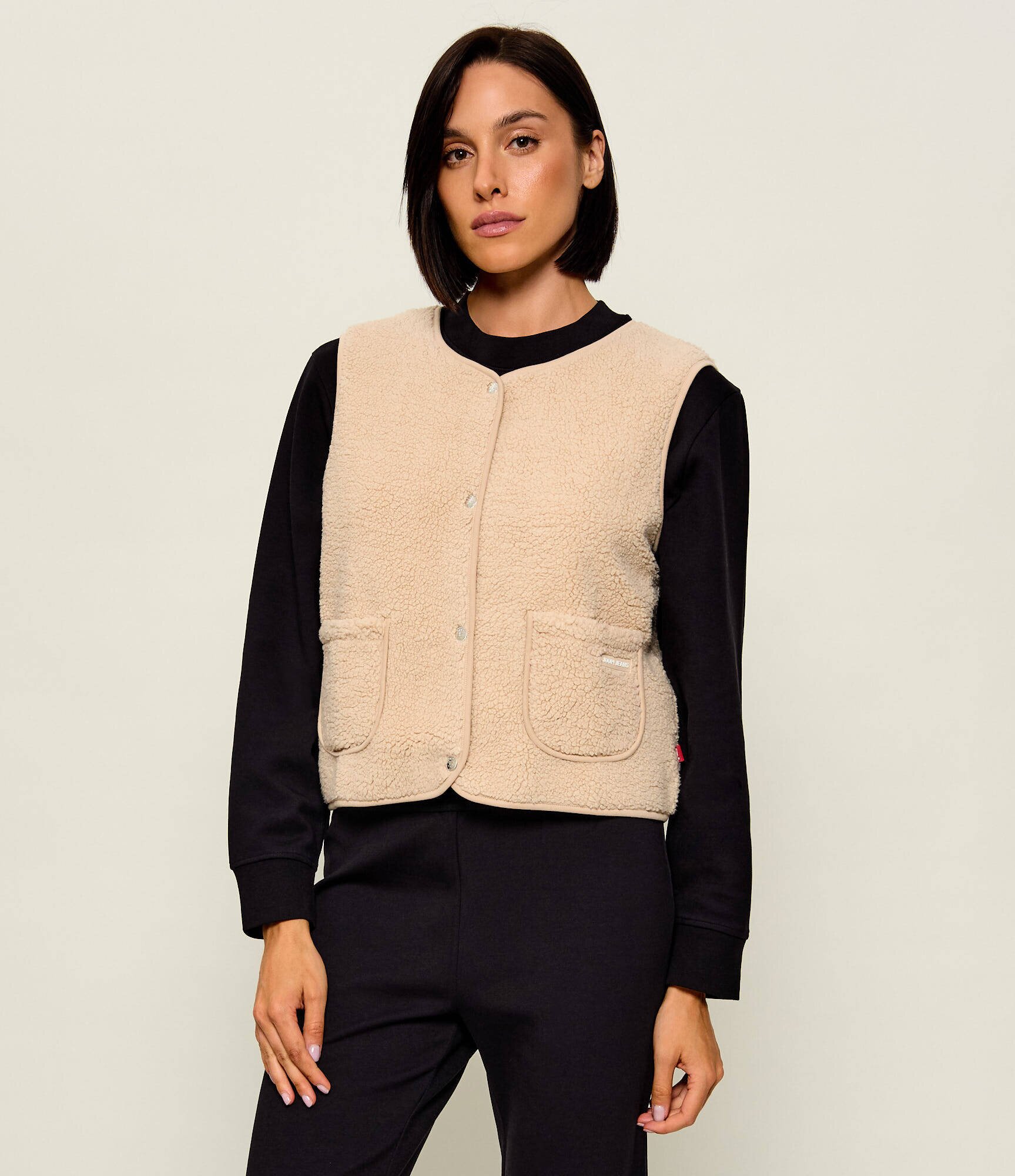 Joop! Jeans Din fleece vestă Tusja | regular fit