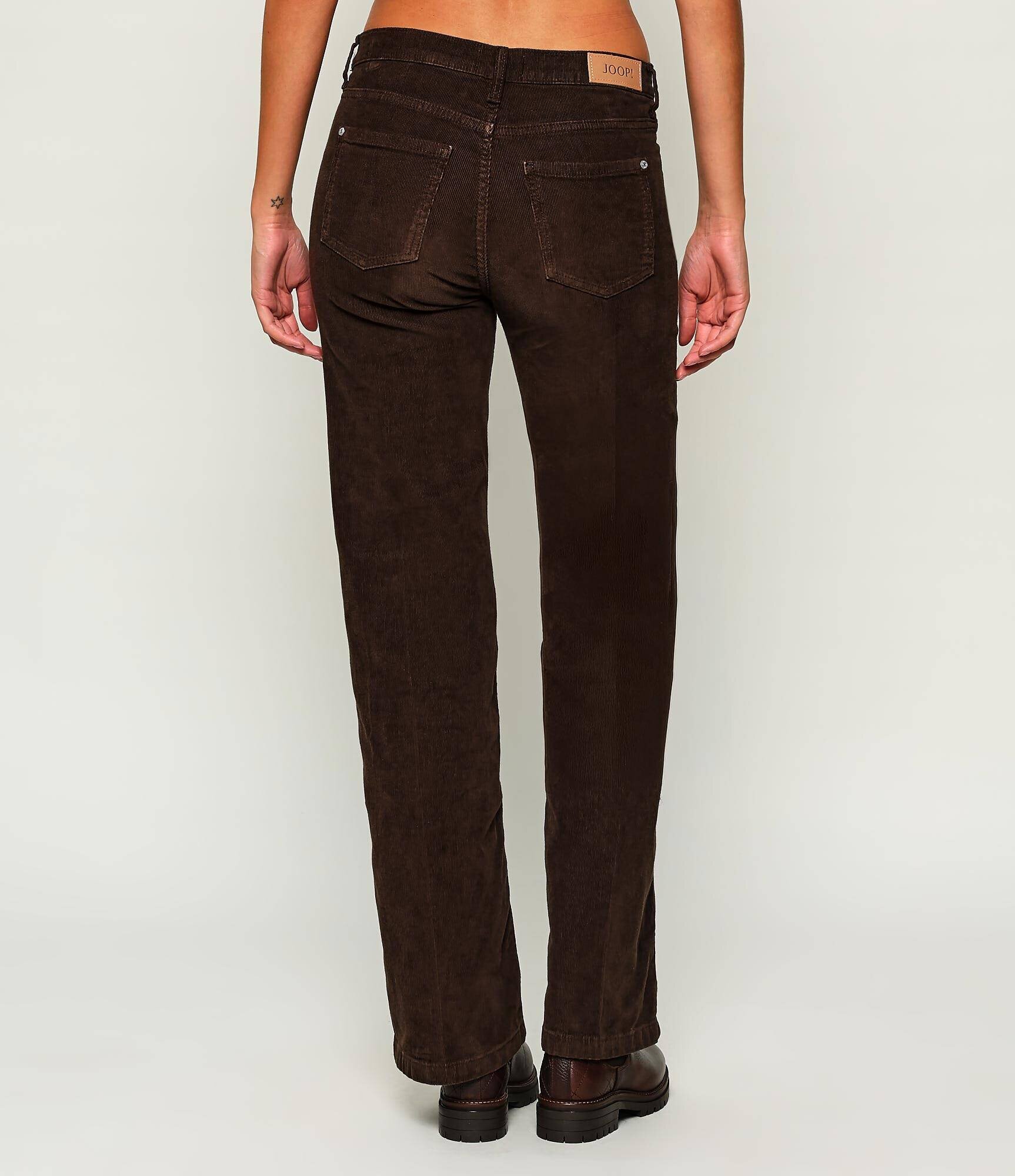 Joop! Pantaloni Chrisi | Straight fit | catifea reiată