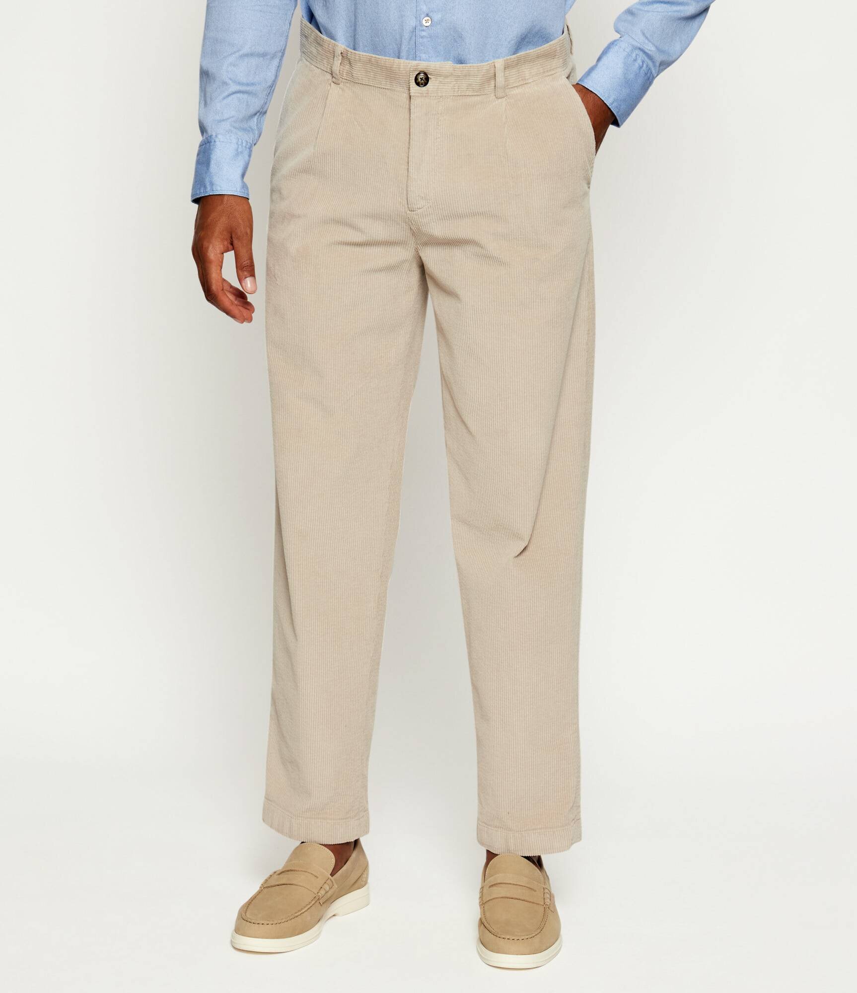 Joop! Pantaloni Lexter | Loose fit | catifea reiată