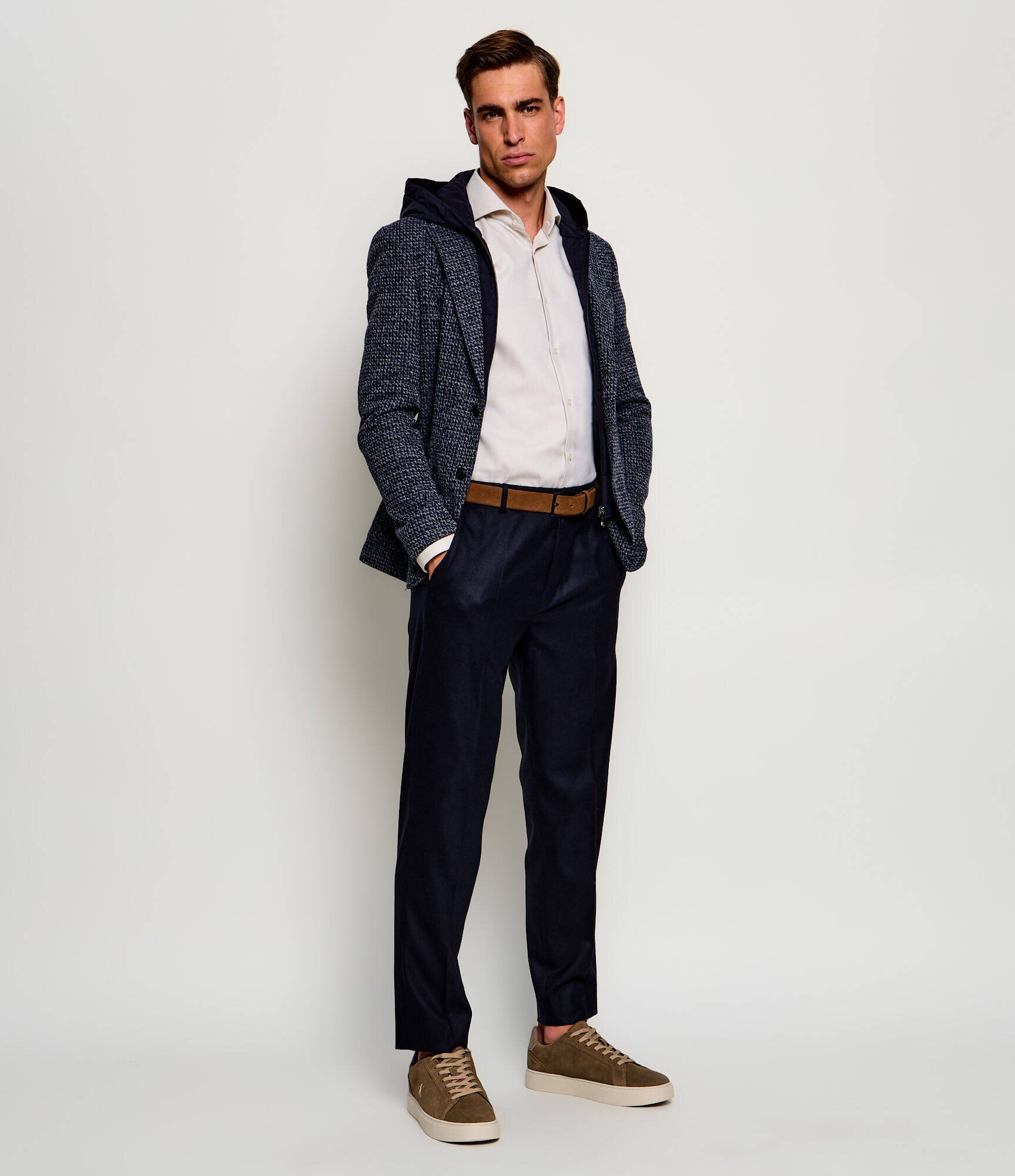 Joop! Pantaloni River | regular fit cu adaos de lână