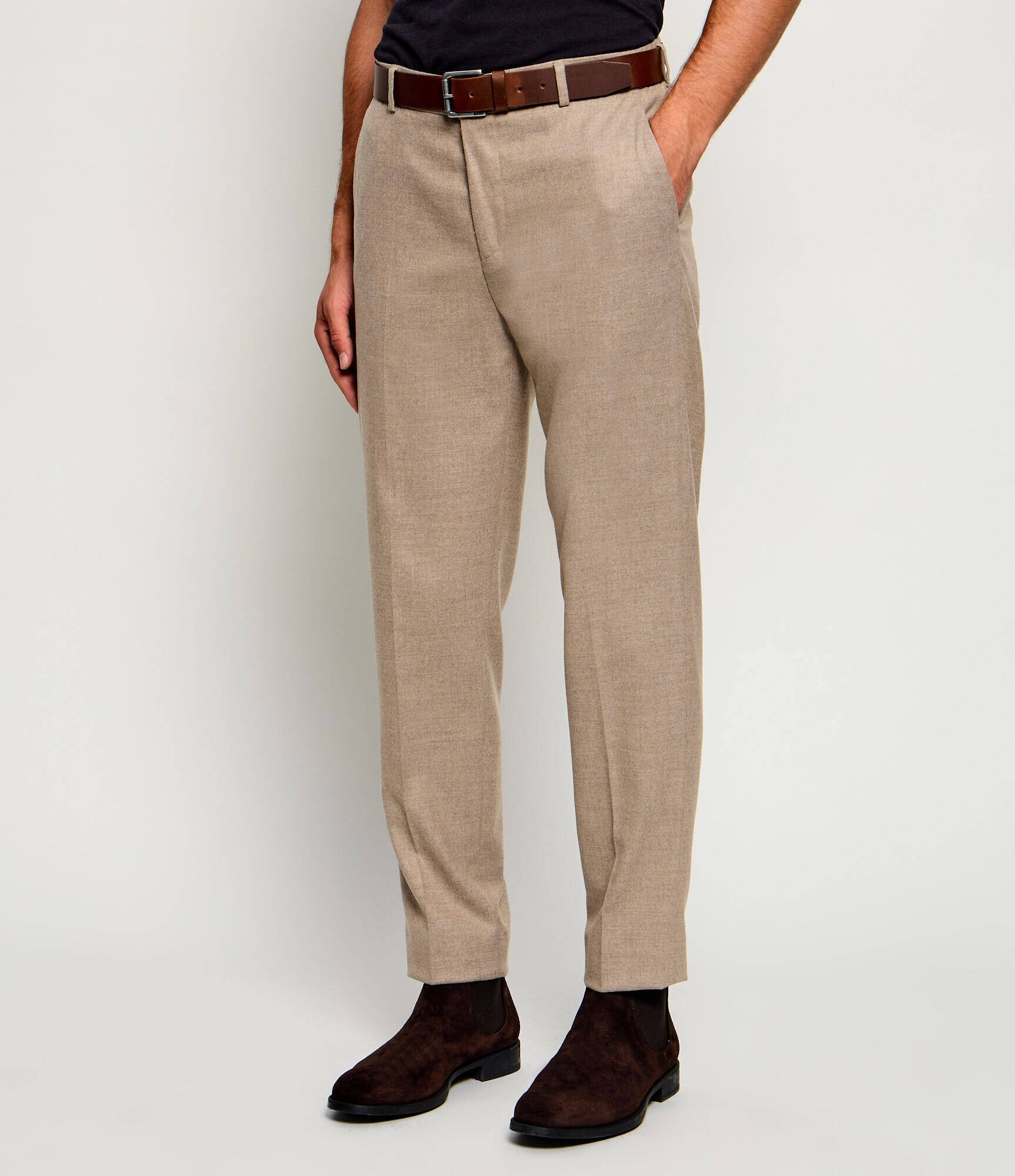 Joop! Pantaloni River | regular fit cu adaos de lână