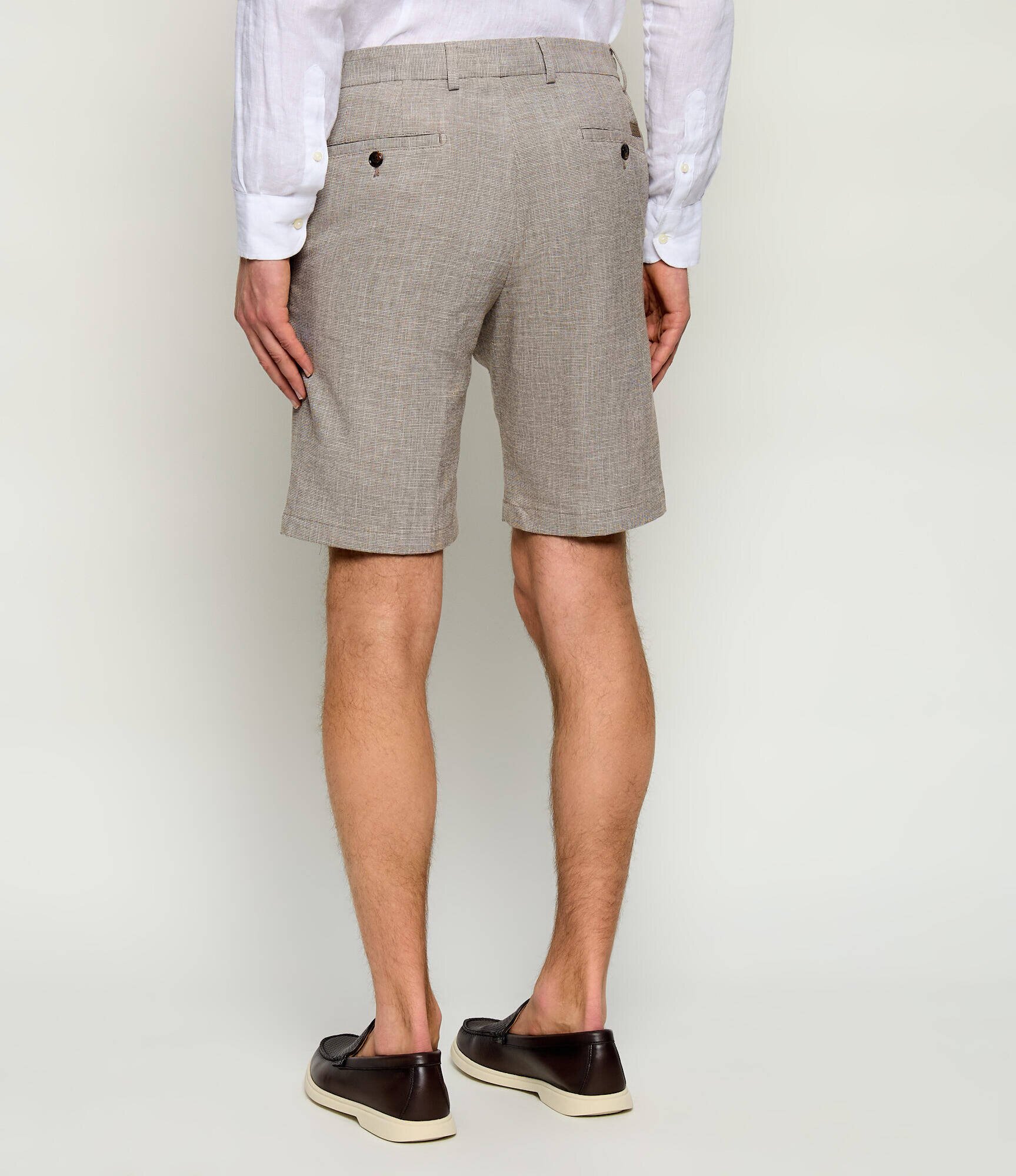 Joop! Pantaloni scurți chino Capri-W | Slim Fit | cu adaos de in