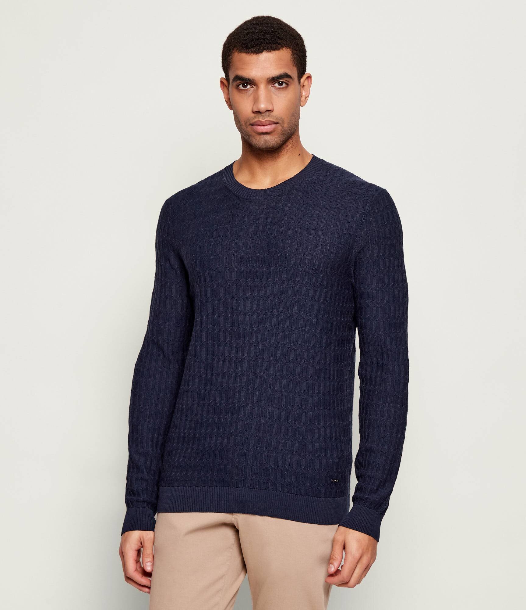 Joop! Pulover JK-01Welmo | Slim Fit | mercerizat