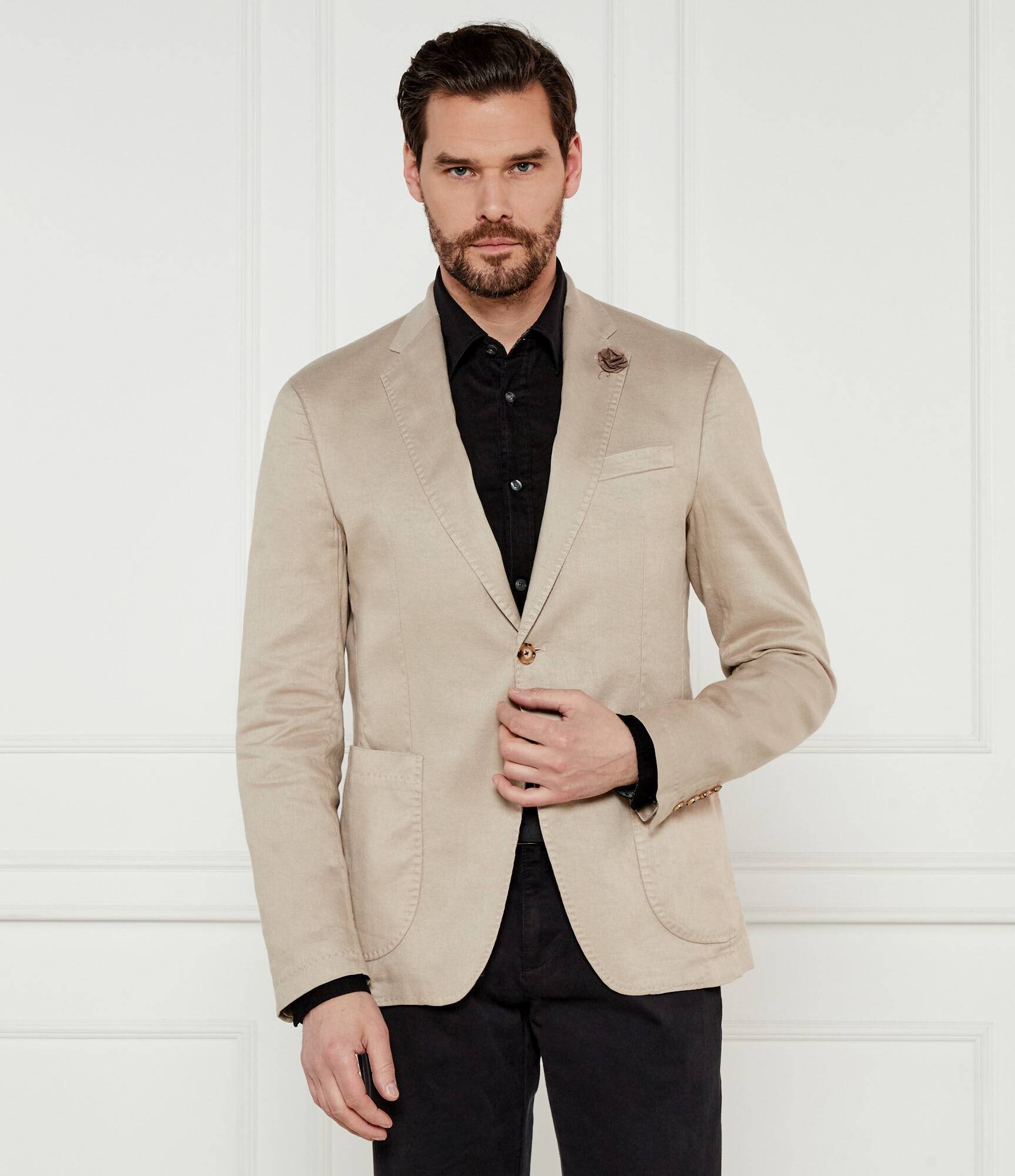 Joop! Sacou Hoverest | Slim Fit | cu adaos de in
