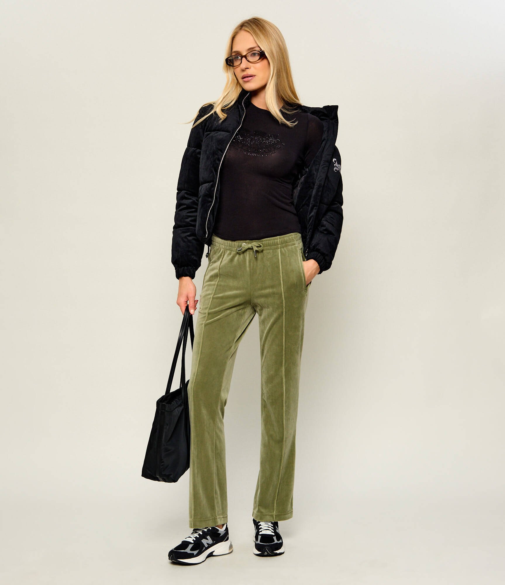 Juicy Couture Bluză Diamante Dog | Slim Fit