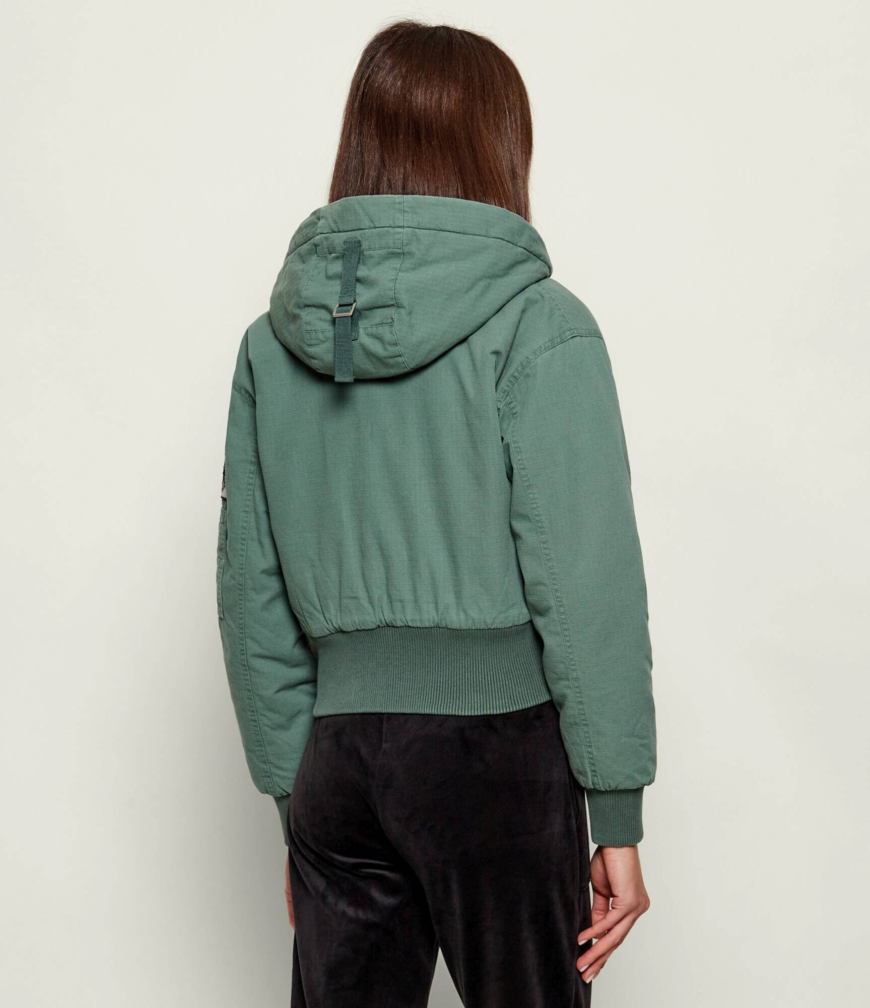 Juicy Couture Geacă bomber Twill | Cropped Fit