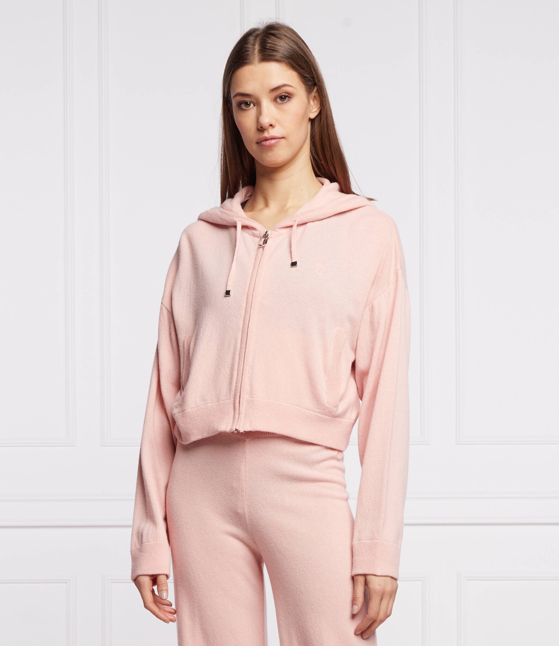Juicy Couture Hanorac | Cropped Fit cu adaos de lână și cașmir