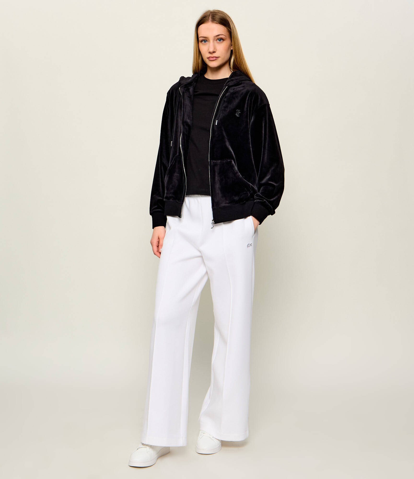 Juicy Couture Hanorac HALAN OVERSIZED ZIP THRU HOODIE | Regular Fit
