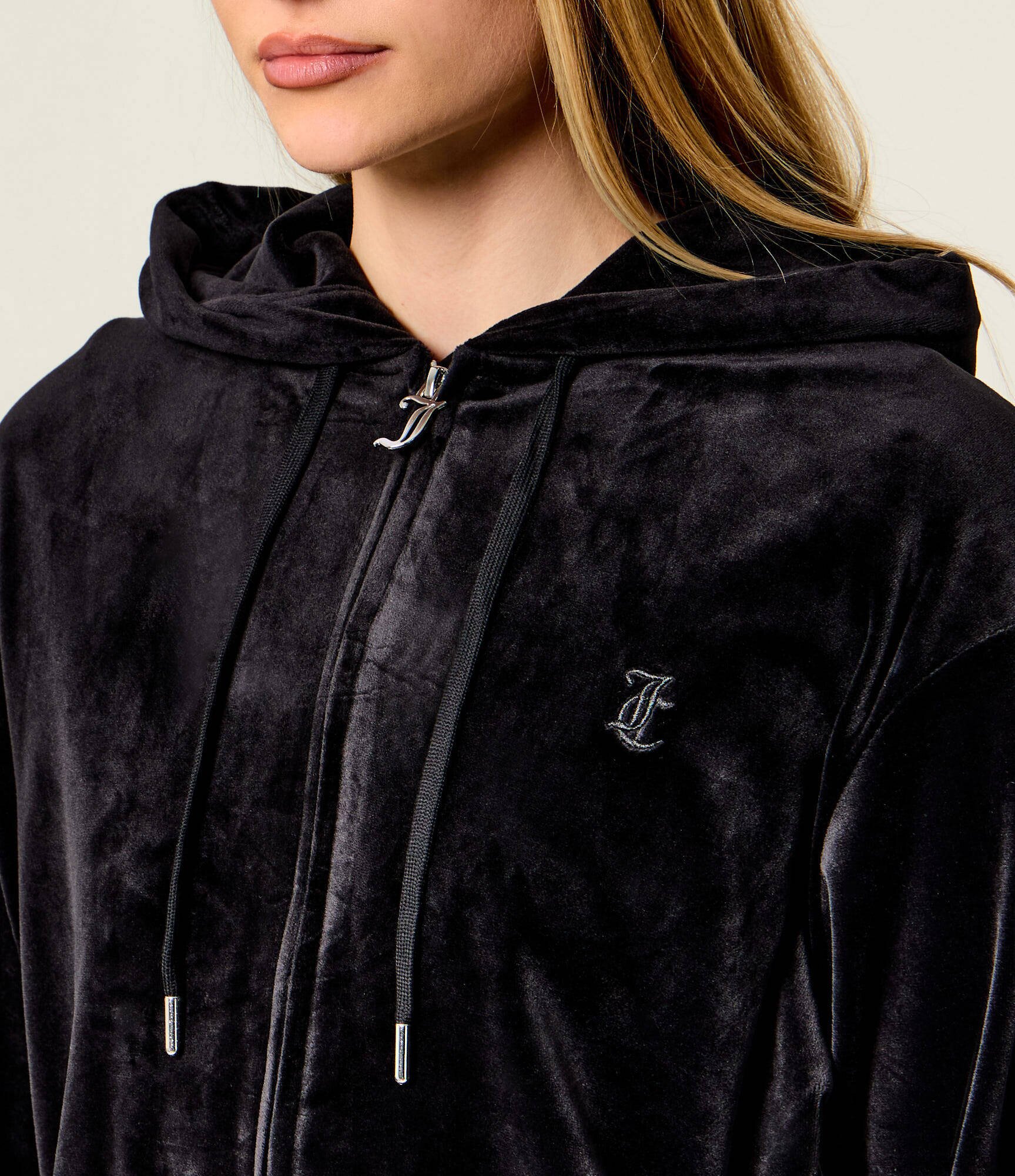 Juicy Couture Hanorac HALAN OVERSIZED ZIP THRU HOODIE | Regular Fit