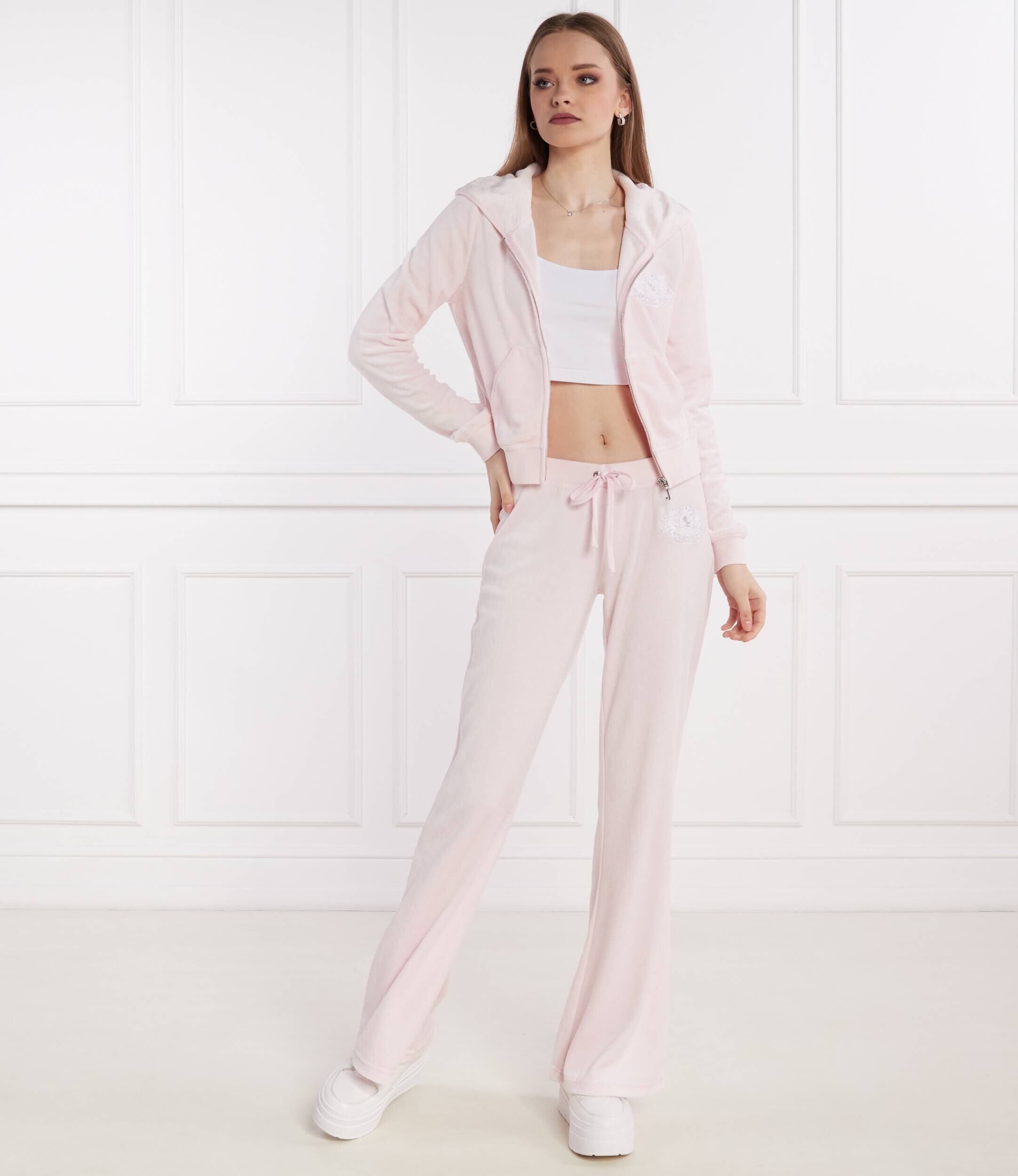 Juicy Couture Pantaloni de trening HERITAGE DOG CREST KAISA | flare fit