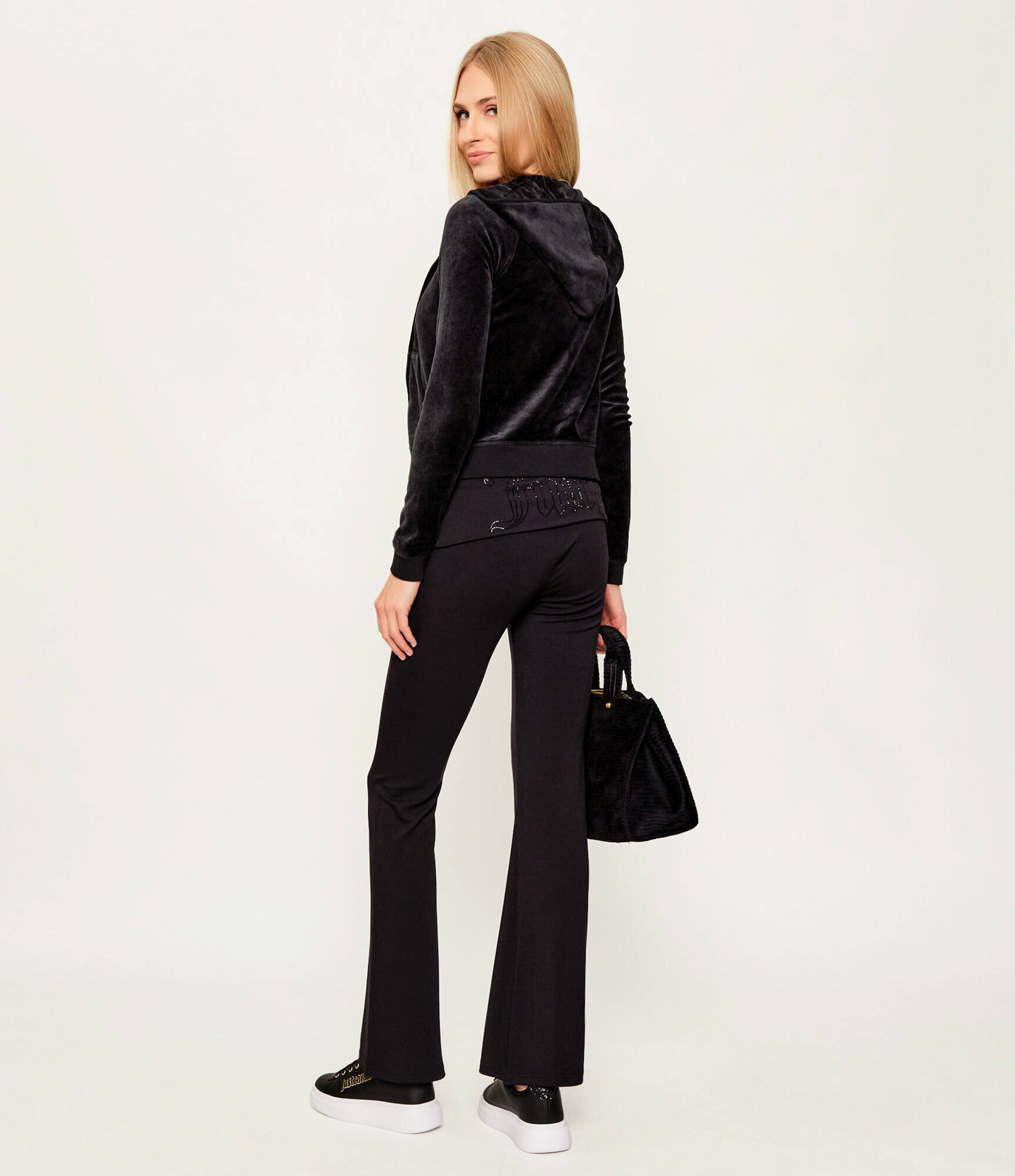Juicy Couture Pantaloni de trening STEVEN ROLL DOWN | flare fit
