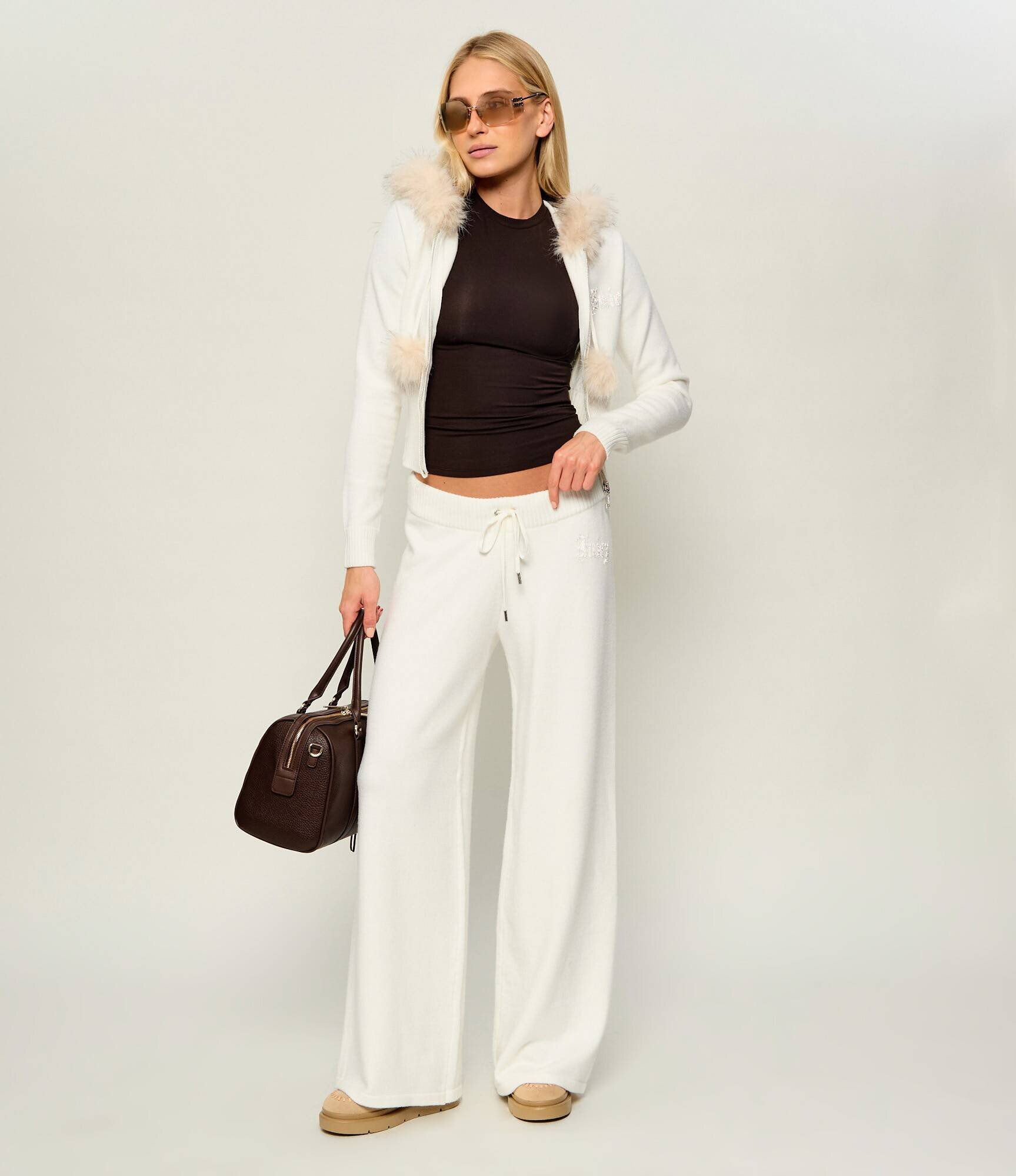 Juicy Couture Pantaloni de tricot Juicy Diamante | Relaxed fit