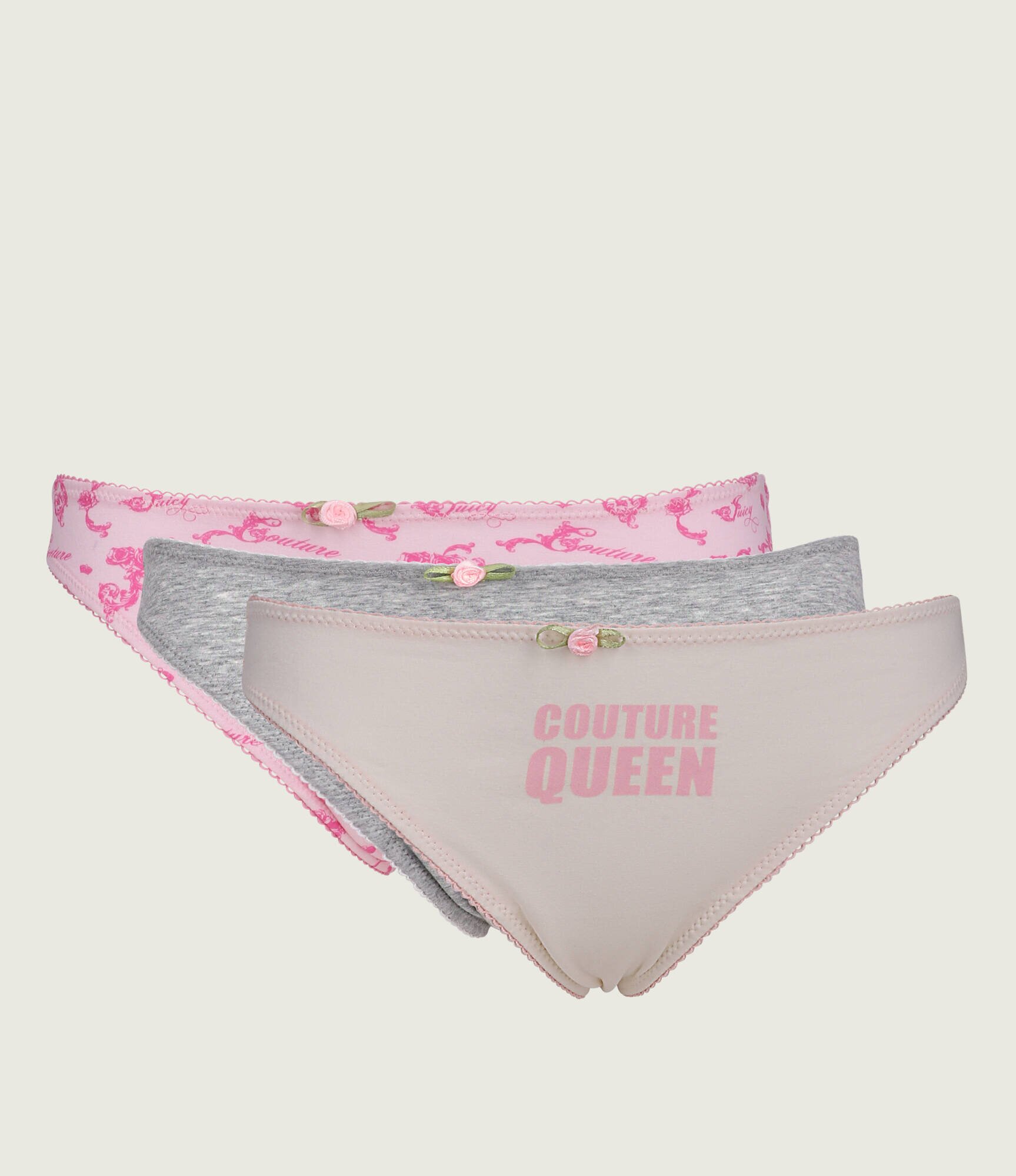 Juicy Couture Tanga 3-pack Couture Queen