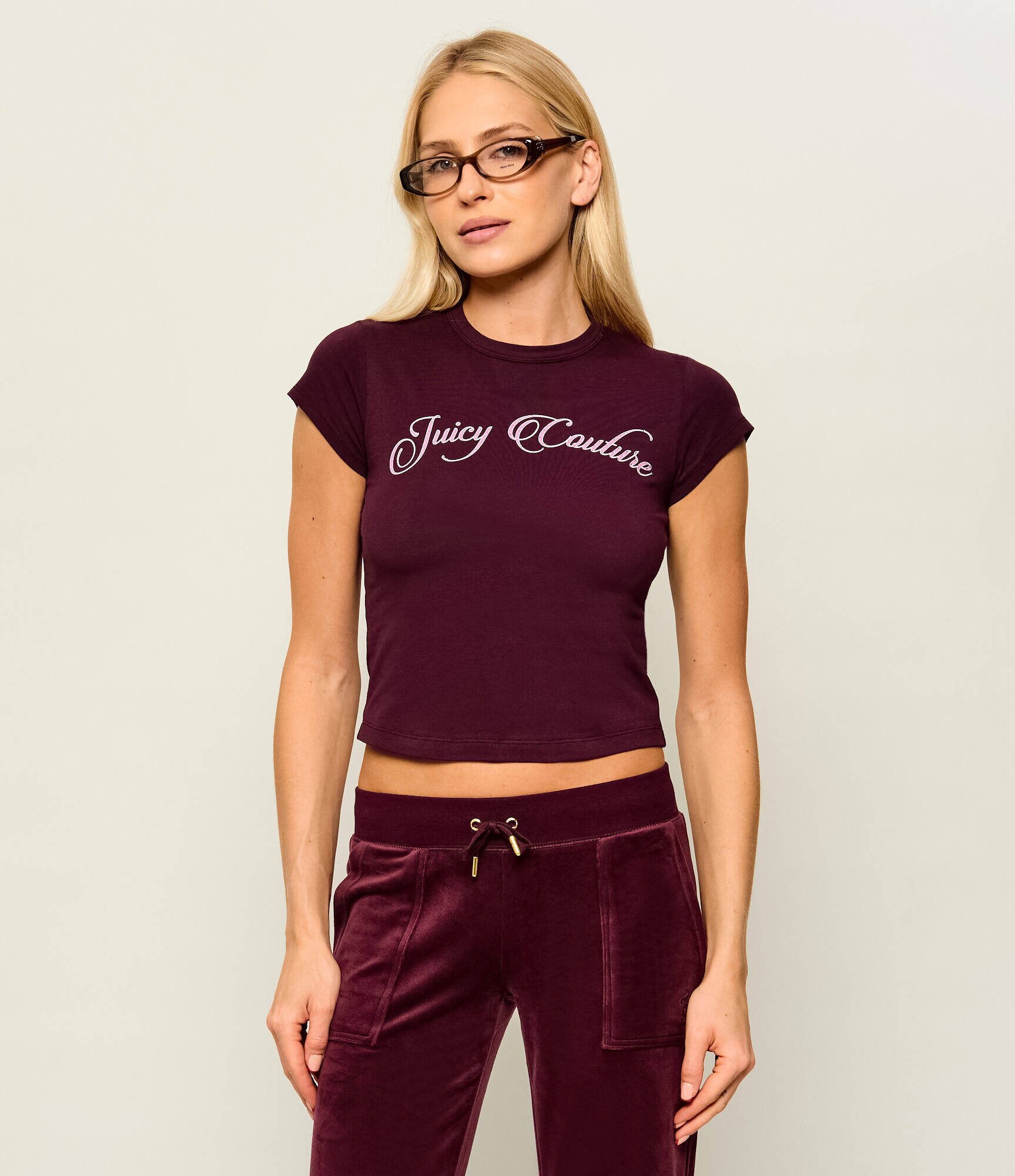 Juicy Couture Tricou Script Baby | Slim Fit