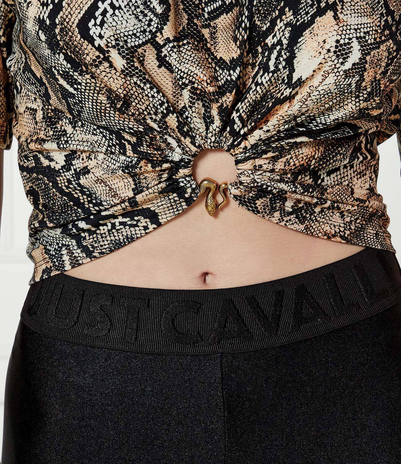 Just Cavalli Bluză | Cropped Fit