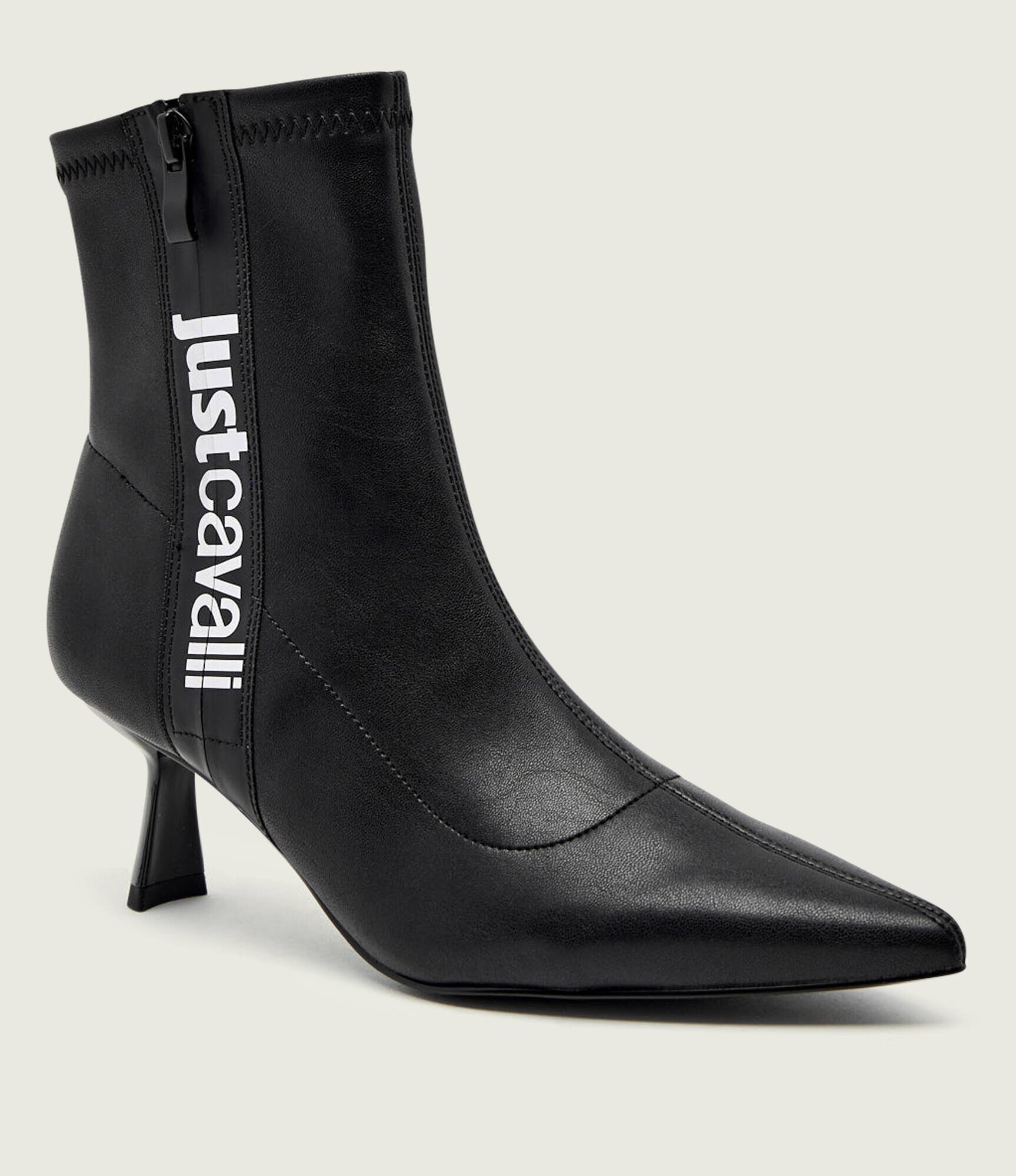 Just Cavalli Botine cu toc subțire FONDO JANES