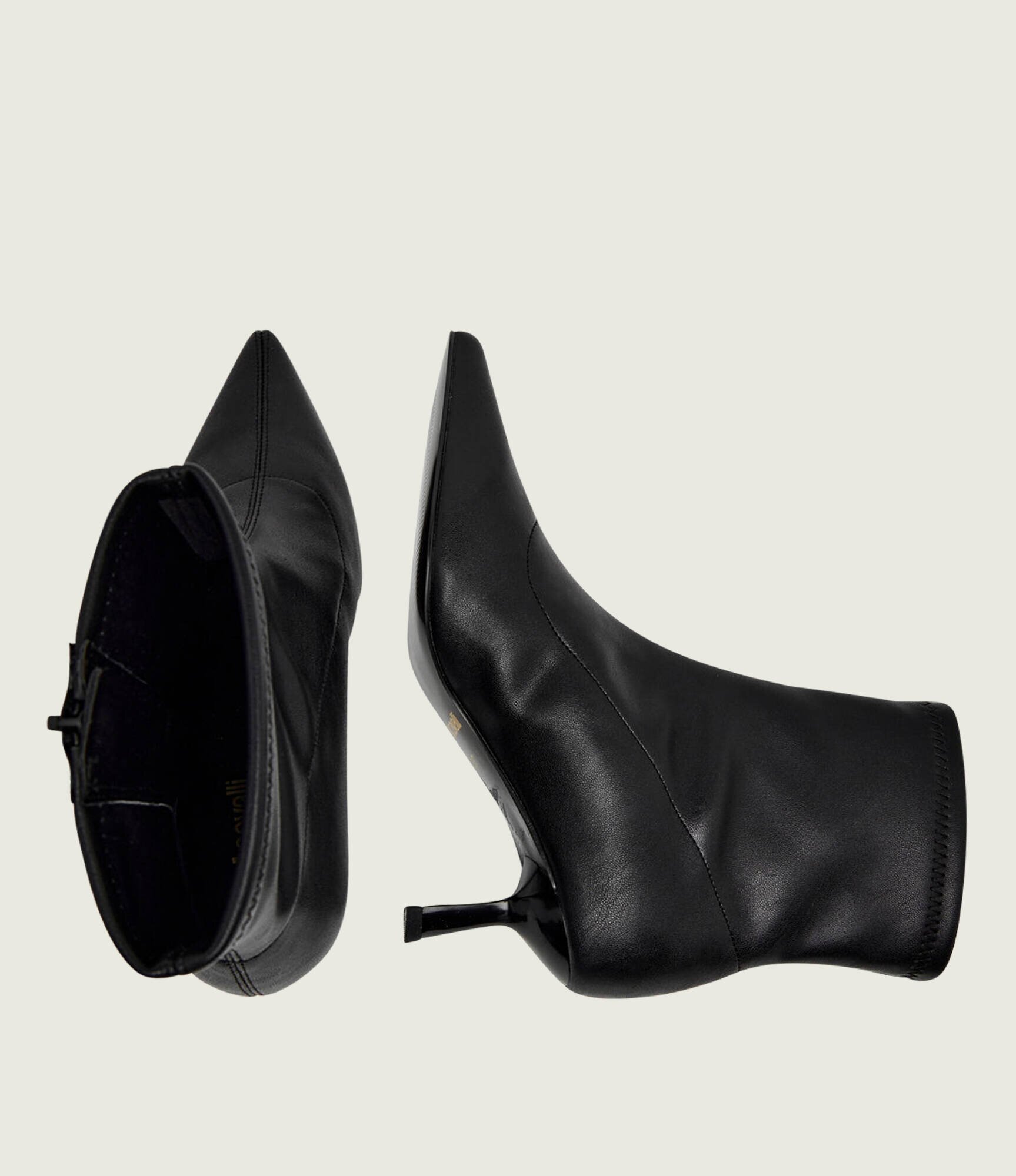 Just Cavalli Botine cu toc subțire FONDO JANES