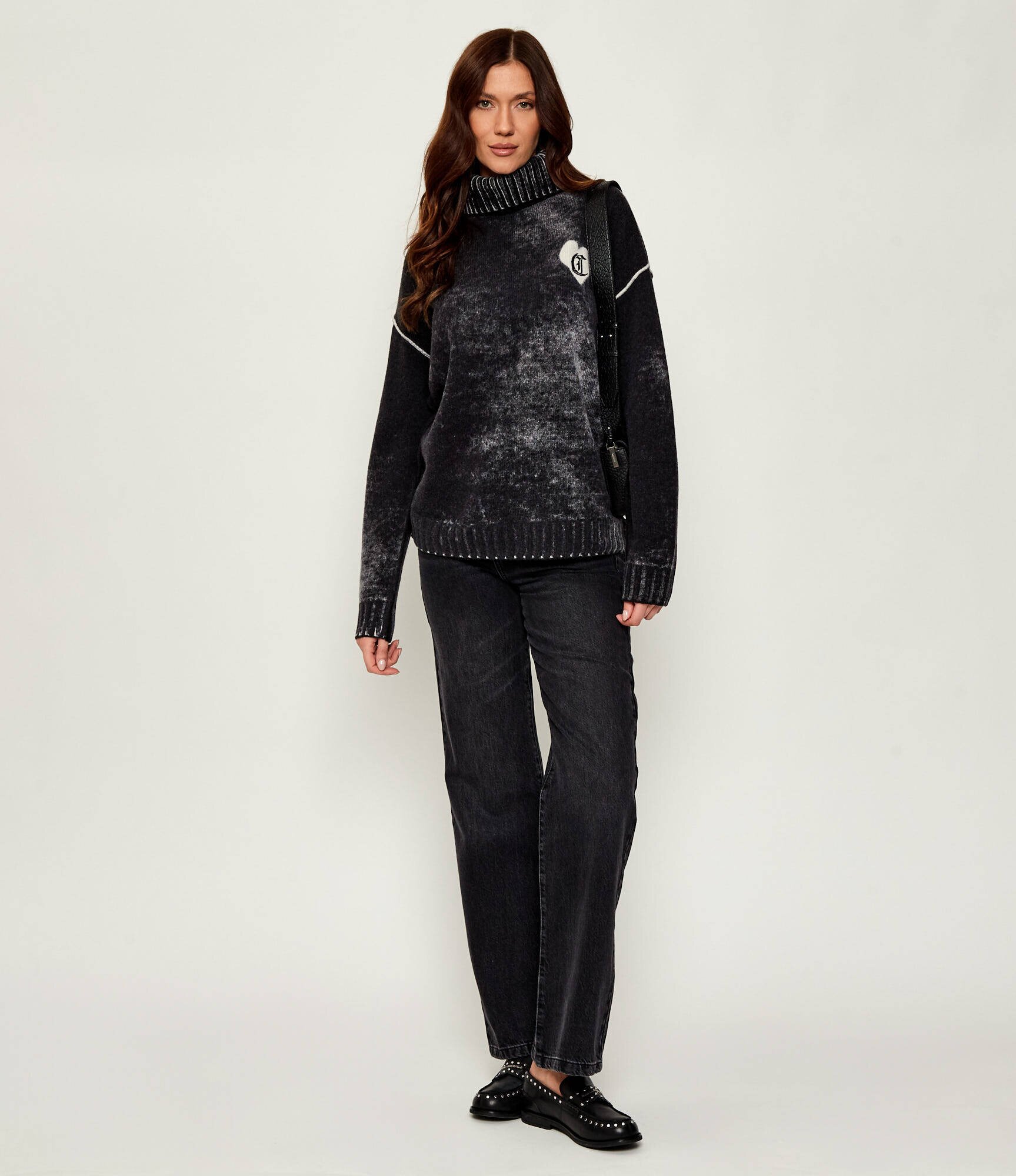Just Cavalli De lână maletă Reserve print | Oversize fit